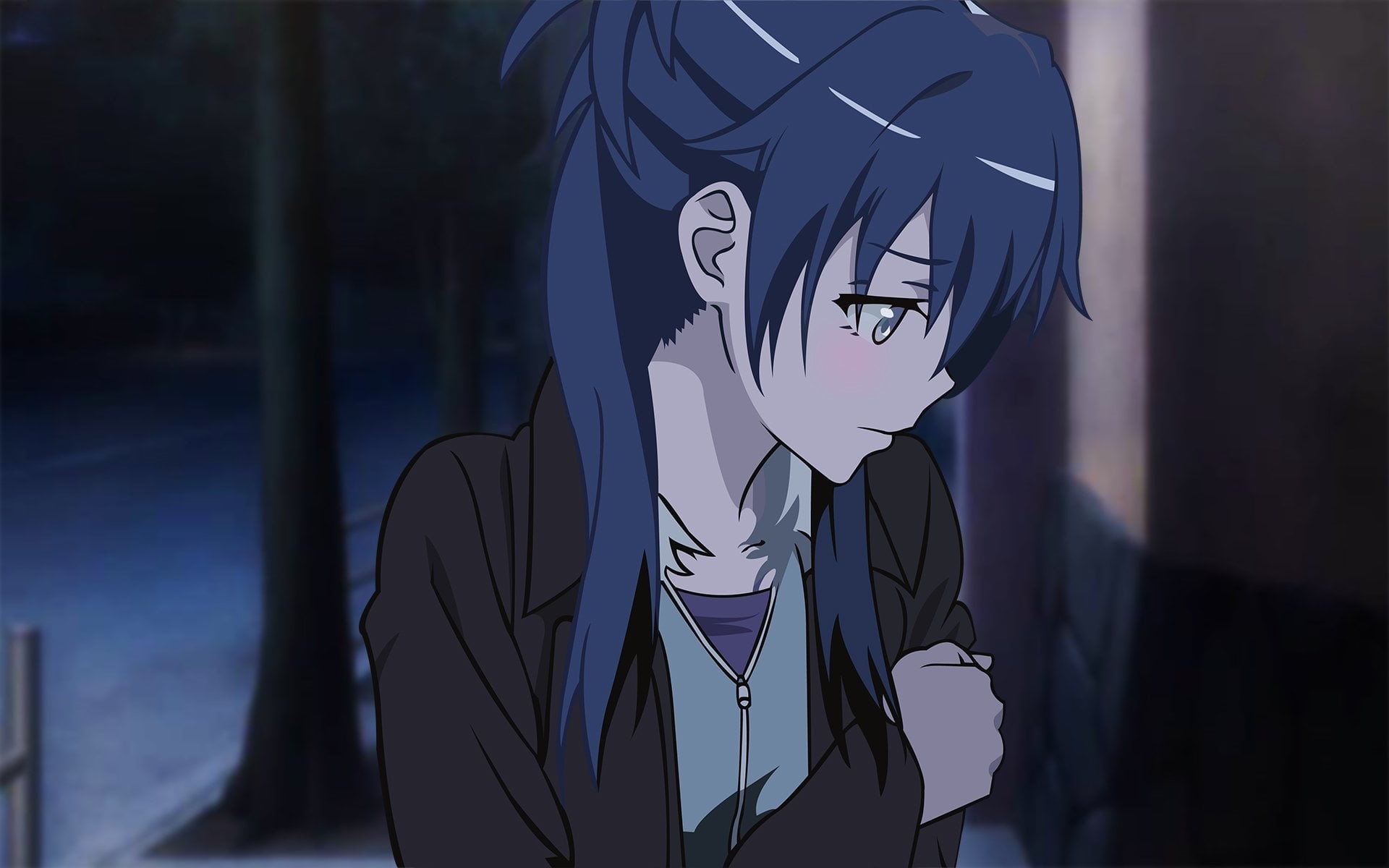 focus on foreground, outdoors, front view, waist up, unrecognizable person, Oregairu, real people, disguise, suit, lifestyles, human face, one person, mask, HD Wallpaper