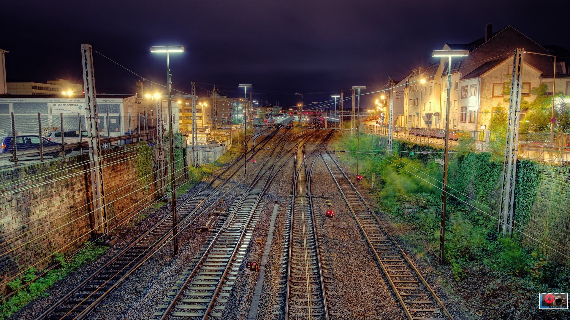 train, illuminated, mode of transportation, black, night, built structure, public transportation, railroad station, railway, building exterior, track, the way forward, HD Wallpaper