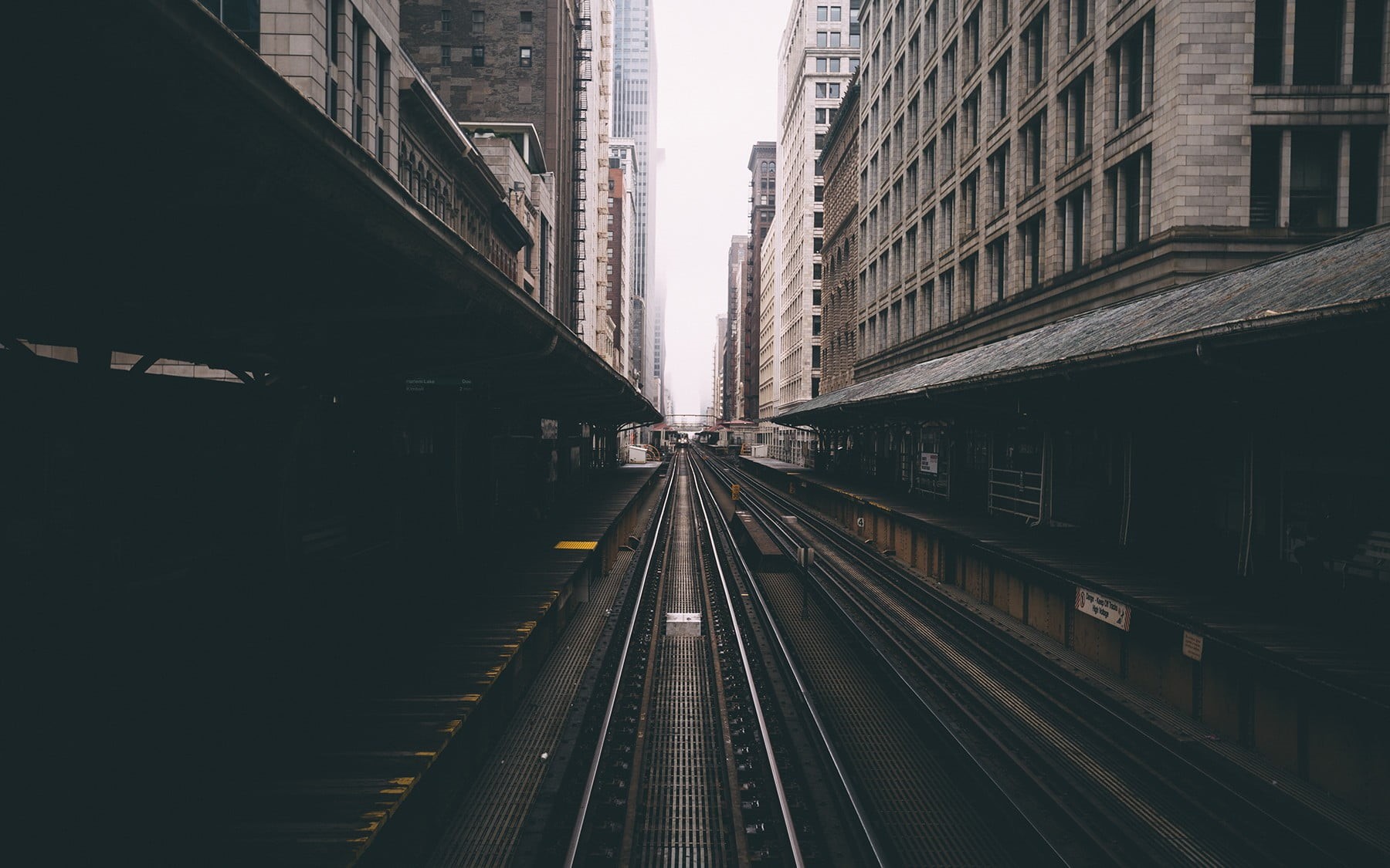 day, public transportation, gray, built structure, the way forward, mode of transportation, no people, track, long, railway, building, outdoors, road, architecture, HD Wallpaper