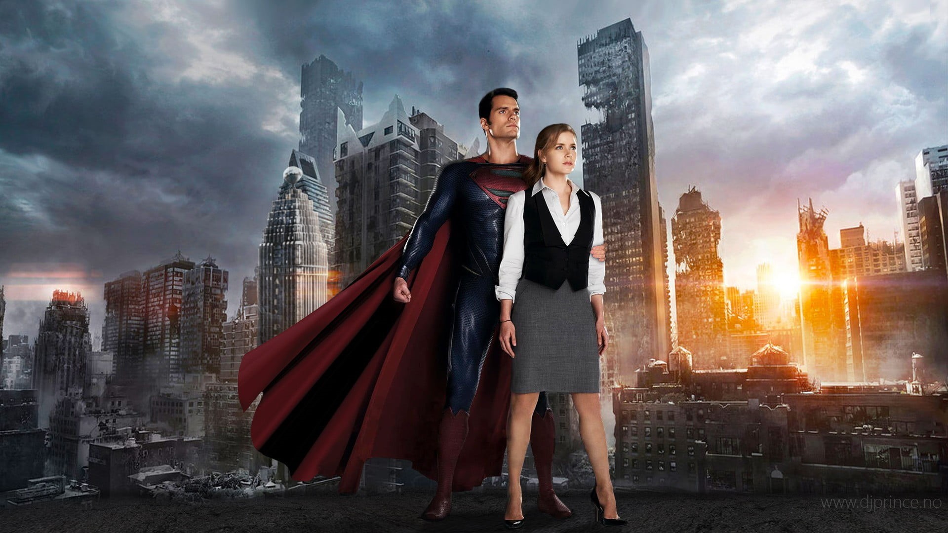 men, Man of Steel, movies, love, women, young women, couple - relationship, city, building, cityscape, movie, building exterior, adult, built structure, HD Wallpaper