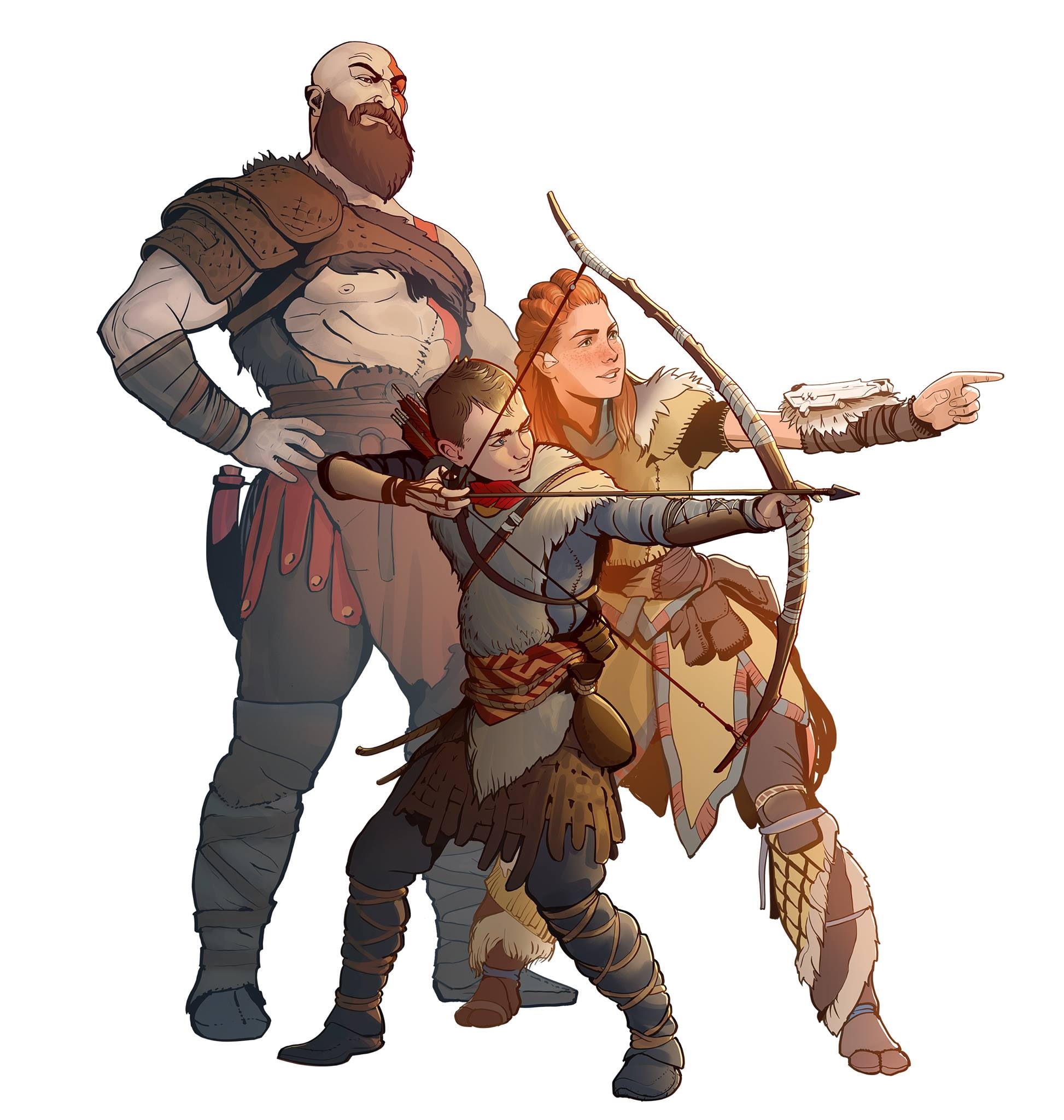 young women, males, young adult, people, God of War, white background, standing, indoors, God of War (2018), adult, Alloy, studio shot, music, musical instrument, Phone HD Wallpaper