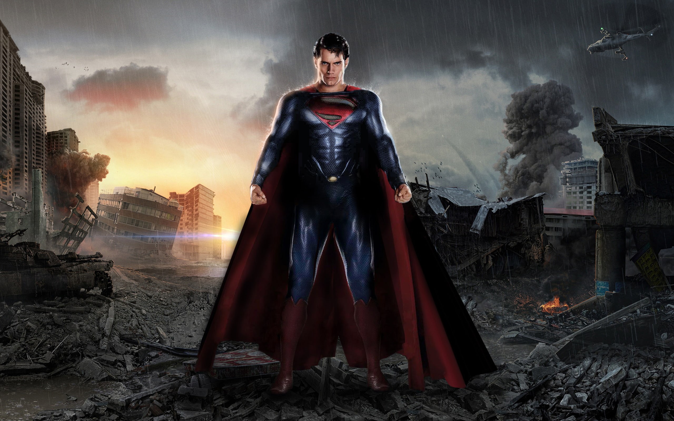 Superman, Henry Cavill, 2K, Man Of Steel, HD Wallpaper