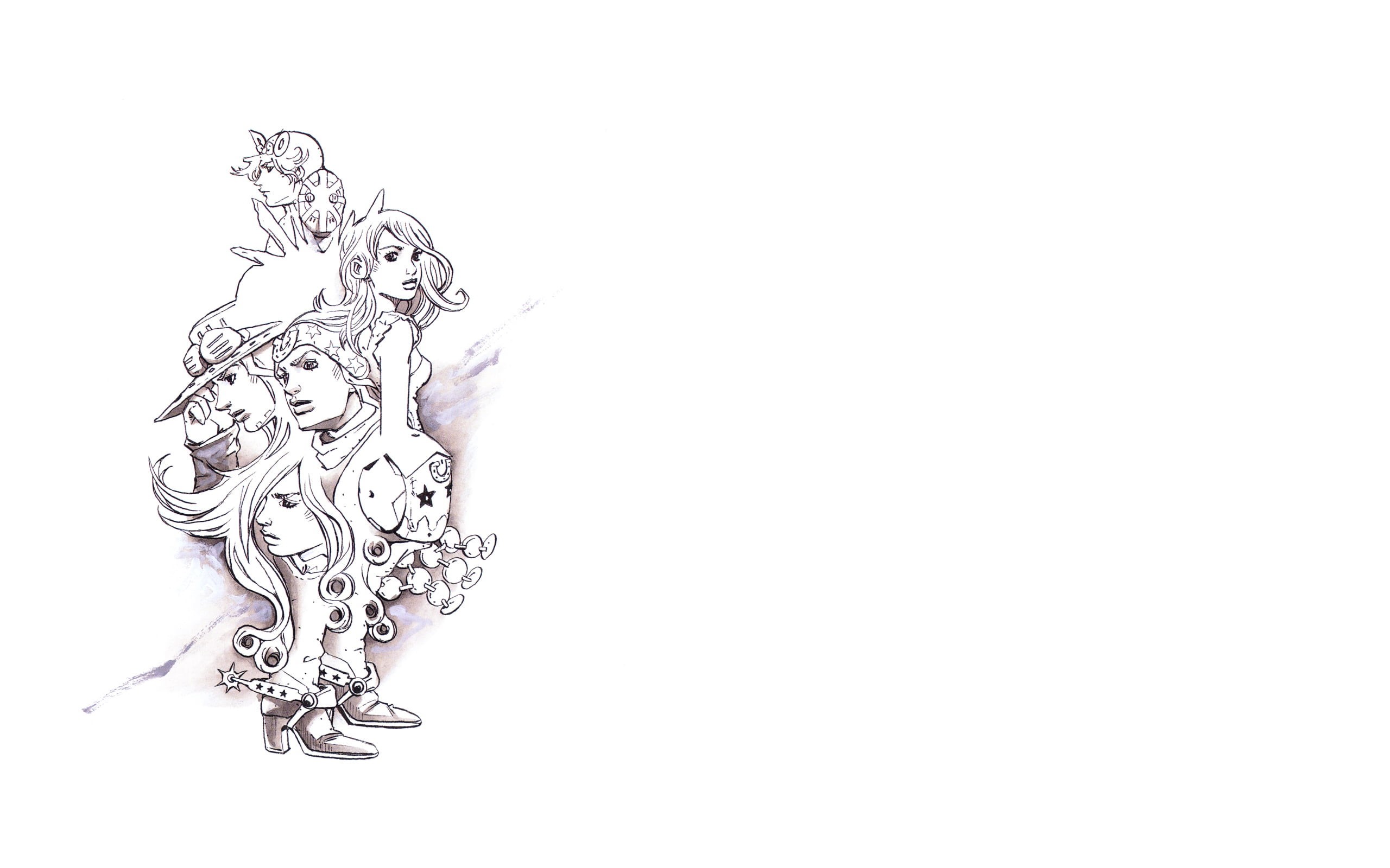 2K, Gyro Zeppeli, manga, Jojolion, Johnny Joestar, Steel Ball Run, Hirohiko Araki, Lucy Steel, anime, JoJos Bizarre Adventure, HD Wallpaper
