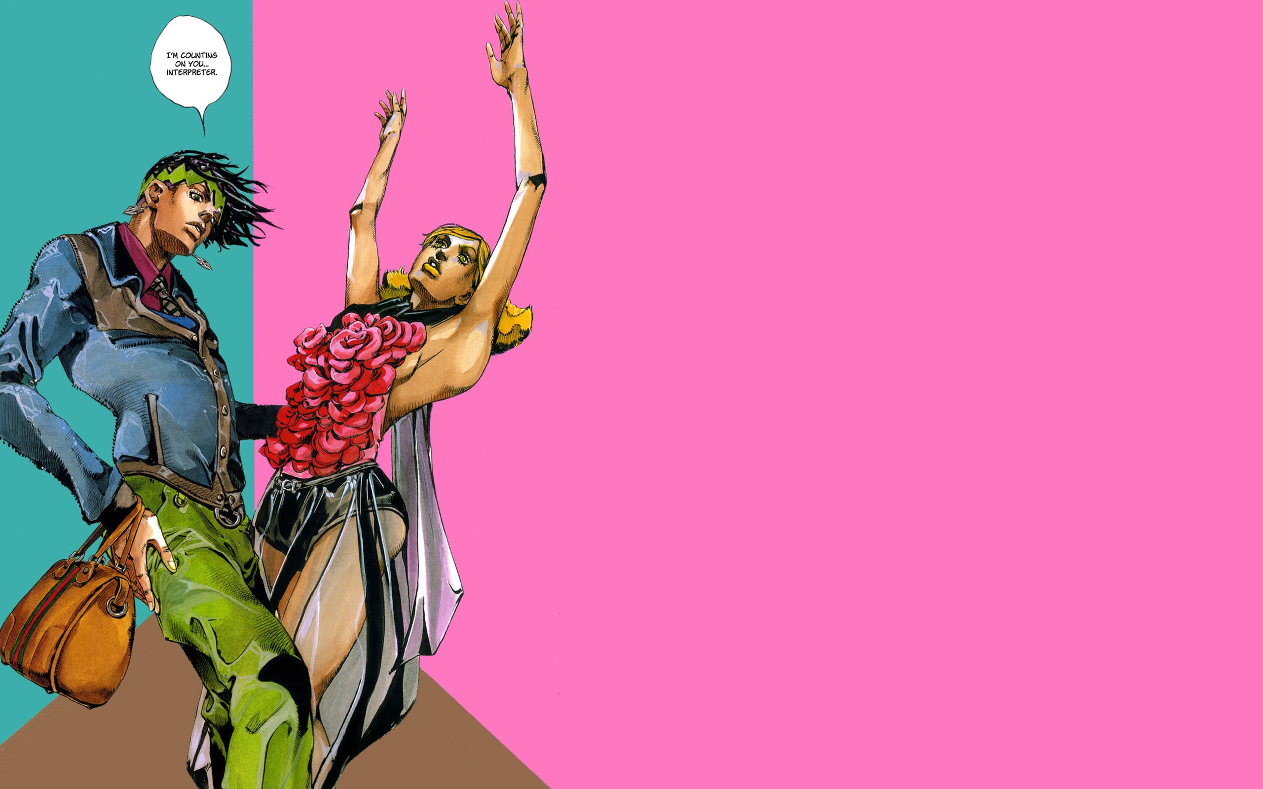 Yasuho Hirose, Hirohiko Araki, manga, Steel Ball Run, Josuke Higashikata, 2K, JoJos Bizarre Adventure, anime, HD Wallpaper