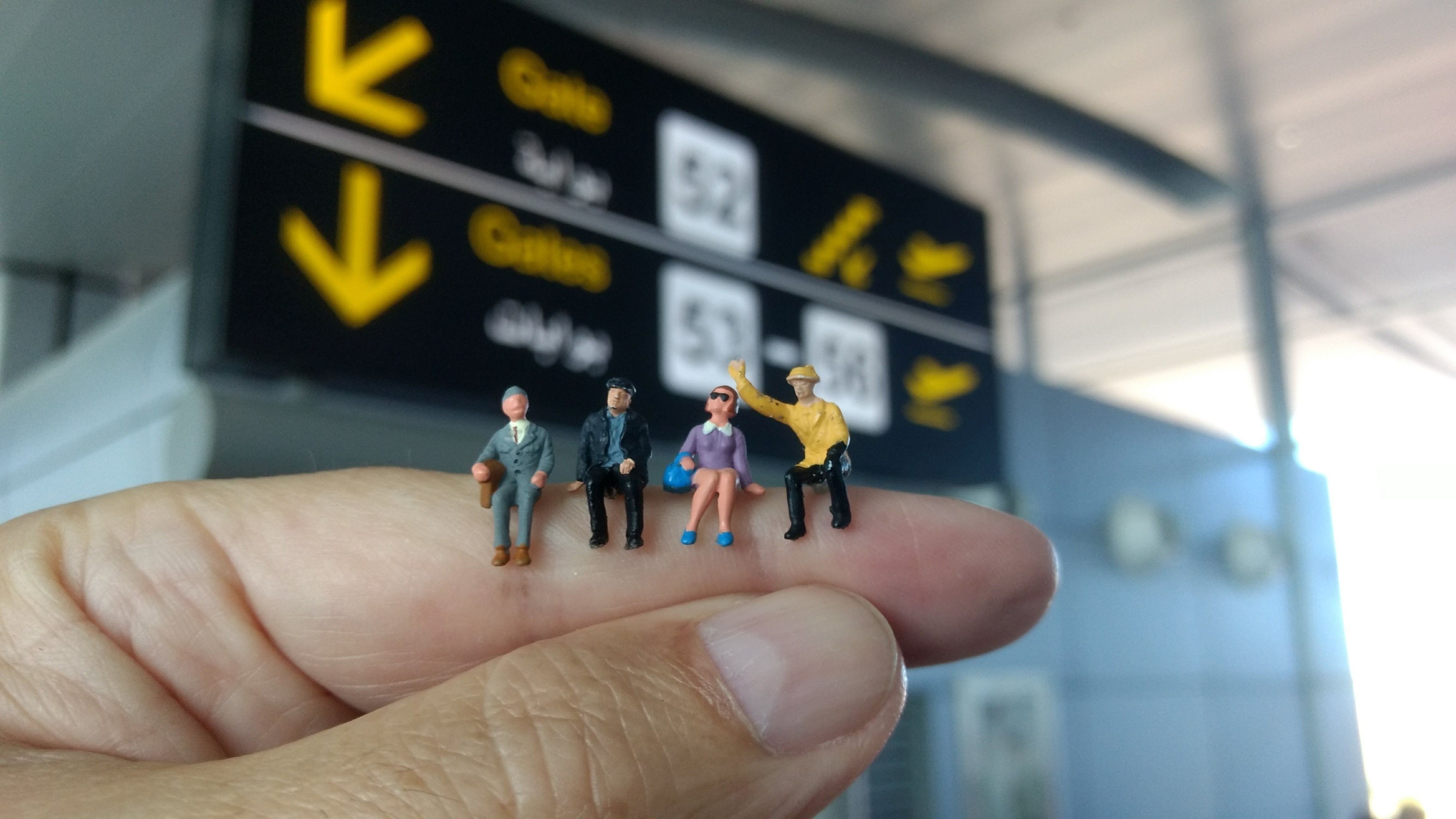 model construction figure, day, creative, holding, figurine, indoors, finger, close-up, human representation, body part, modelleisenbahn figure, men, art, HD Wallpaper