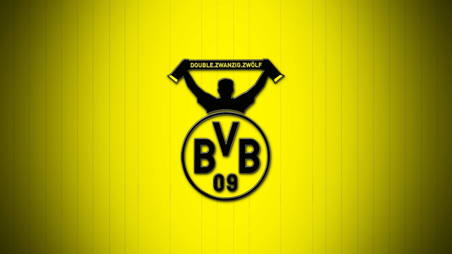 guidance, circle, BVB, sign, representation, warning sign, text, communication, Borussia Dortmund, yellow, no people, information, 1080P, wall - building feature, HD Wallpaper