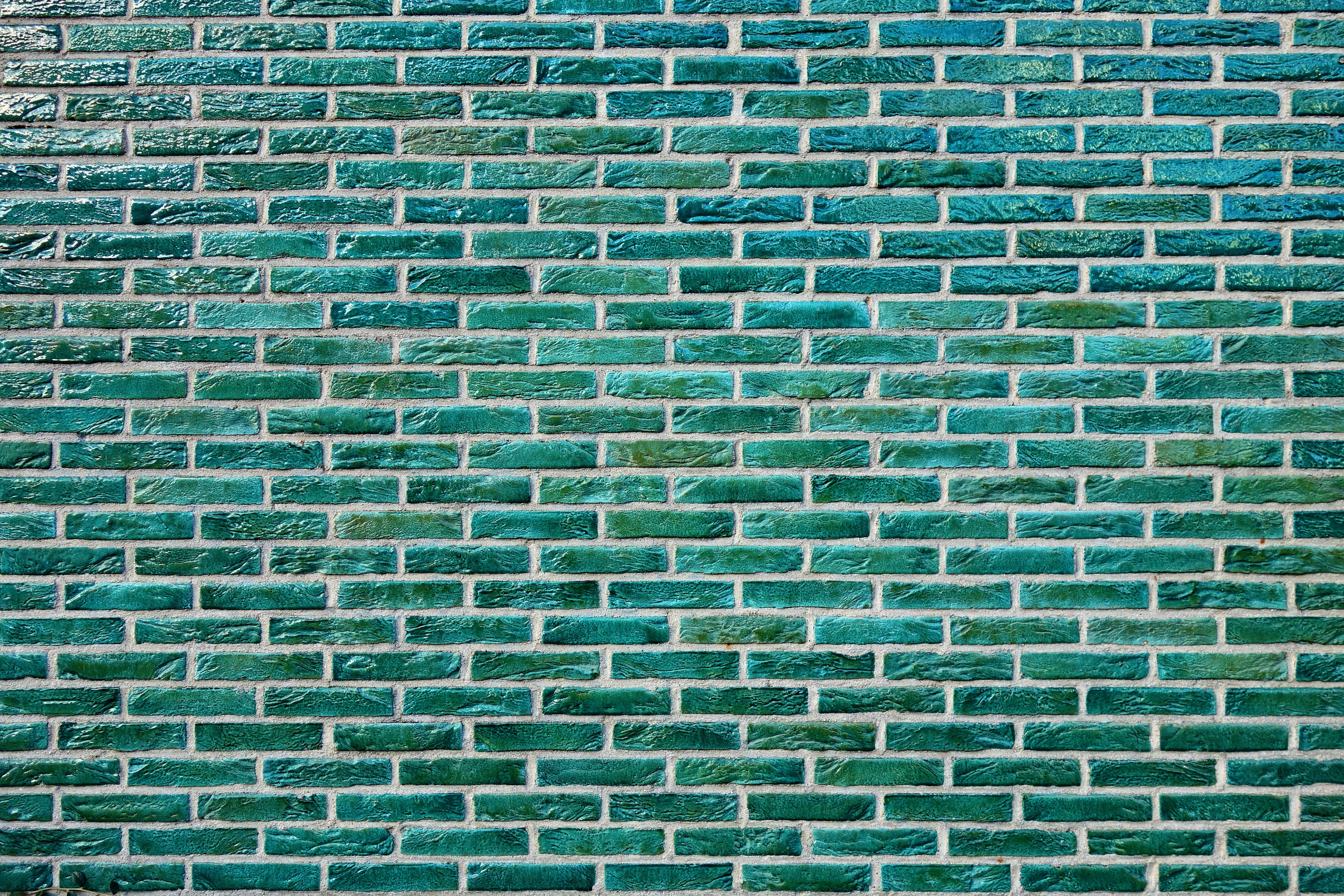 full frame, weathered, backdrop, outdoors, construction Industry, turquoise colored, texture, backgrounds, stone Material, close-up, design, brick, textured Effect, HD Wallpaper