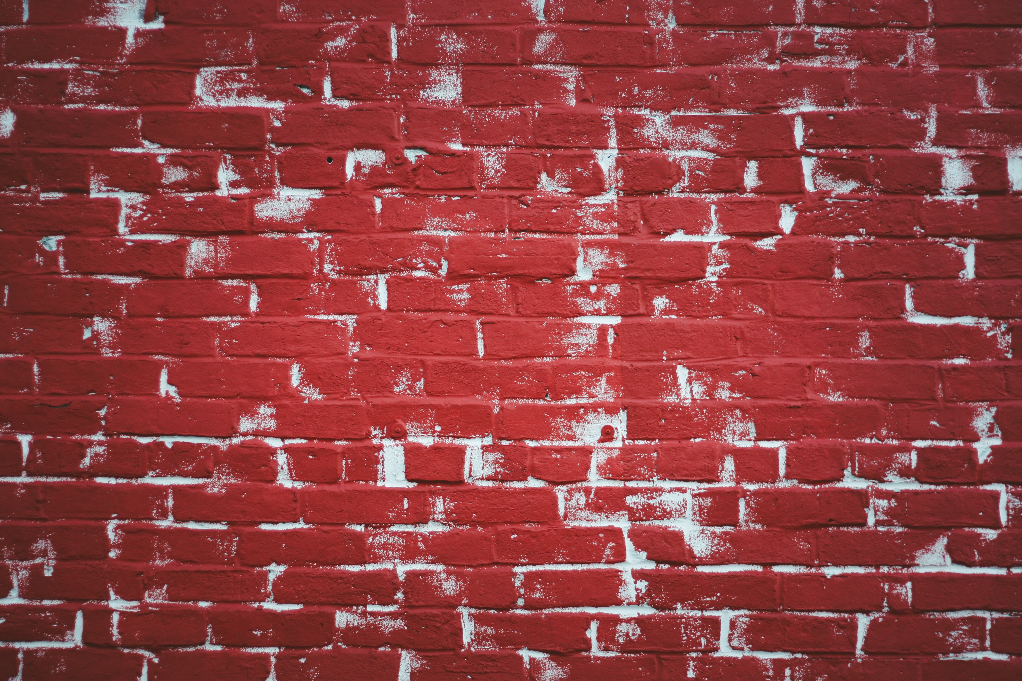 cracked, paint, 4K, pattern, no People, backdrop, construction Industry, repetition, full frame, built Structure, outdoors, dirty, brickwork, rough, architecture, HD Wallpaper
