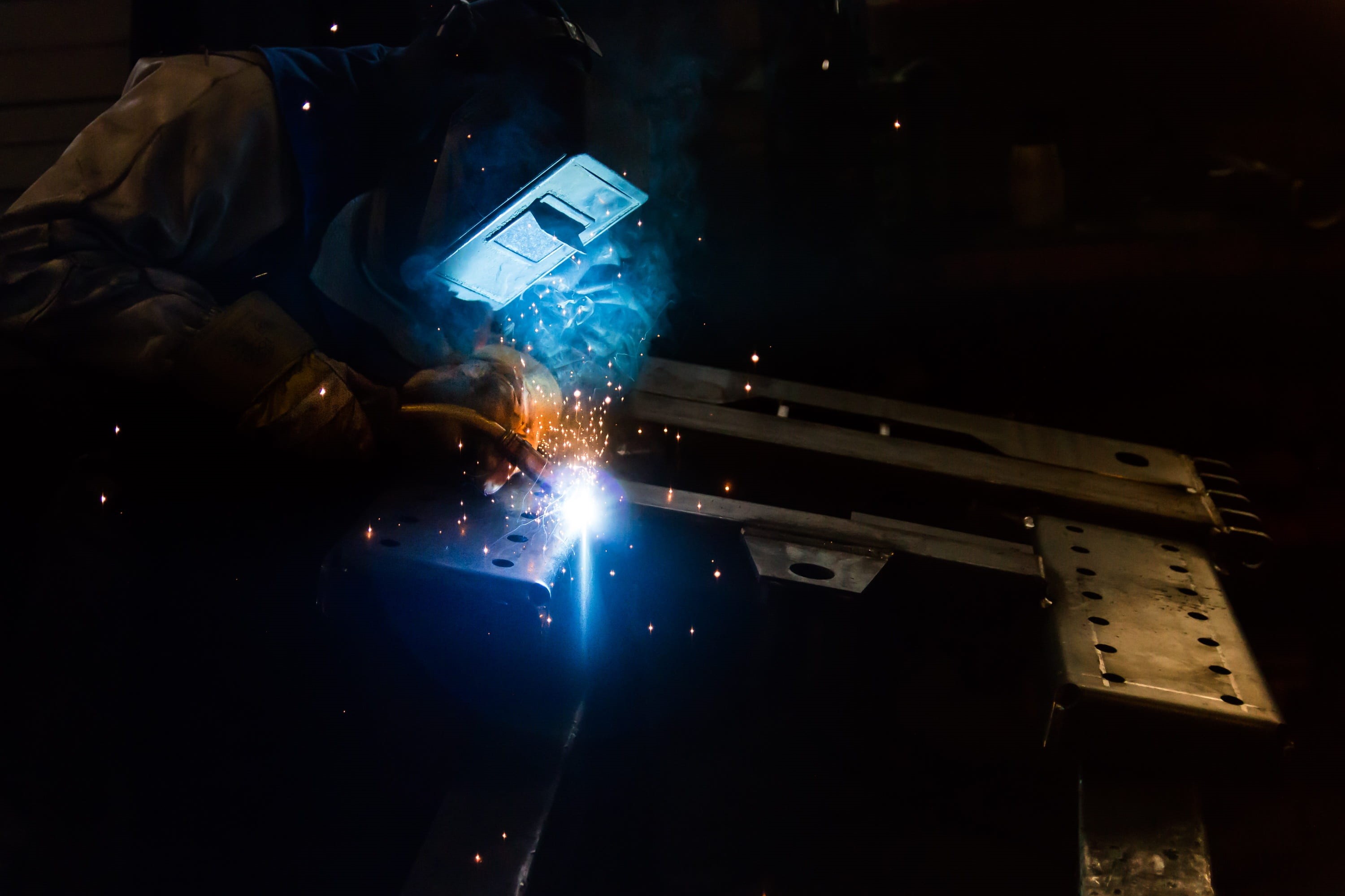 safety, protective workwear, protection, occupation, company, welding, black, holding, indoors, working, stainless steel, machining, 2K, security, steel, HD Wallpaper