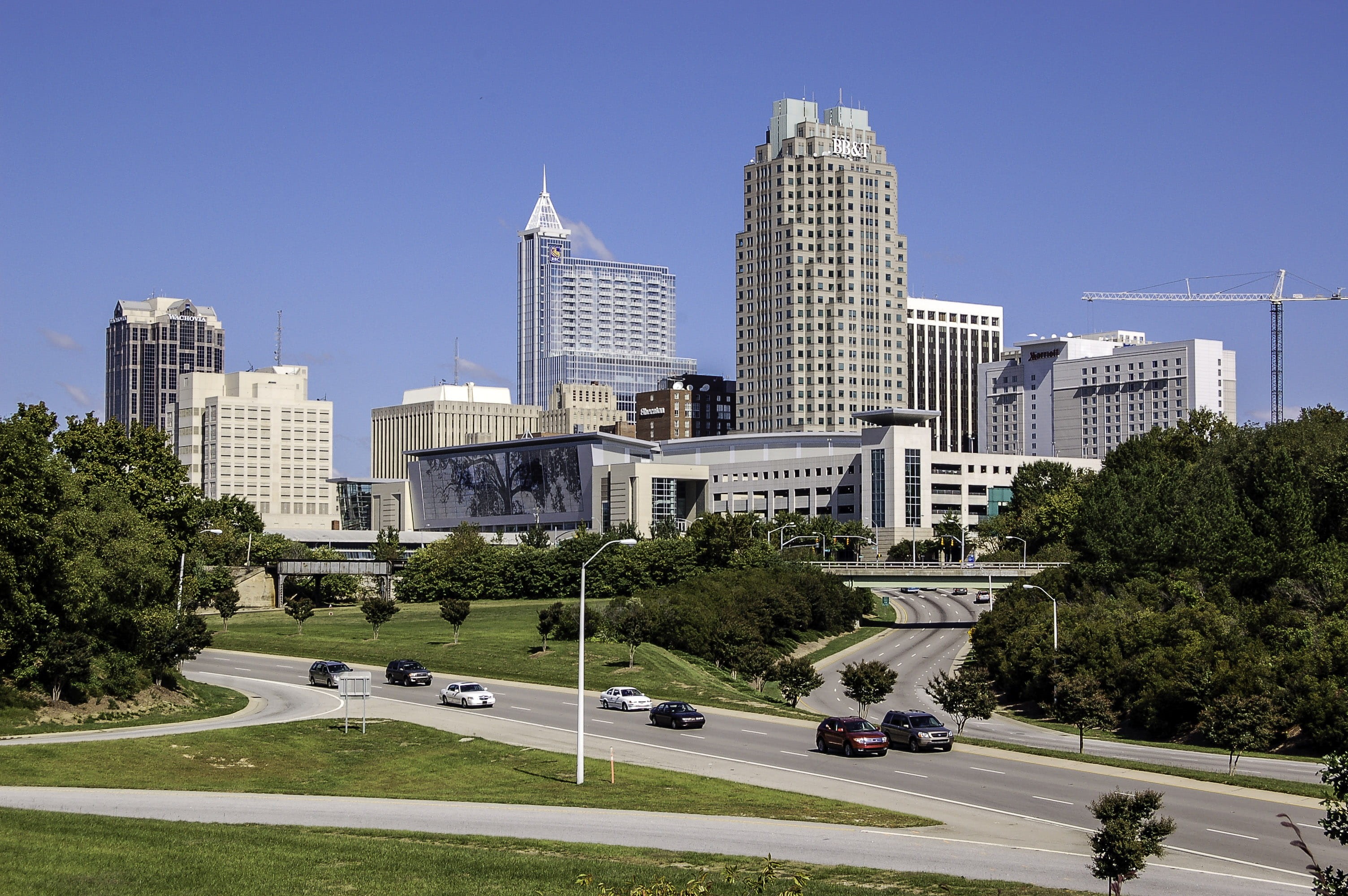 carolina, day, photos, nature, travel destinations, outdoors, office, architecture And Buildings, Raleigh, 2K, north carolina, North Carolina, office building exterior, HD Wallpaper