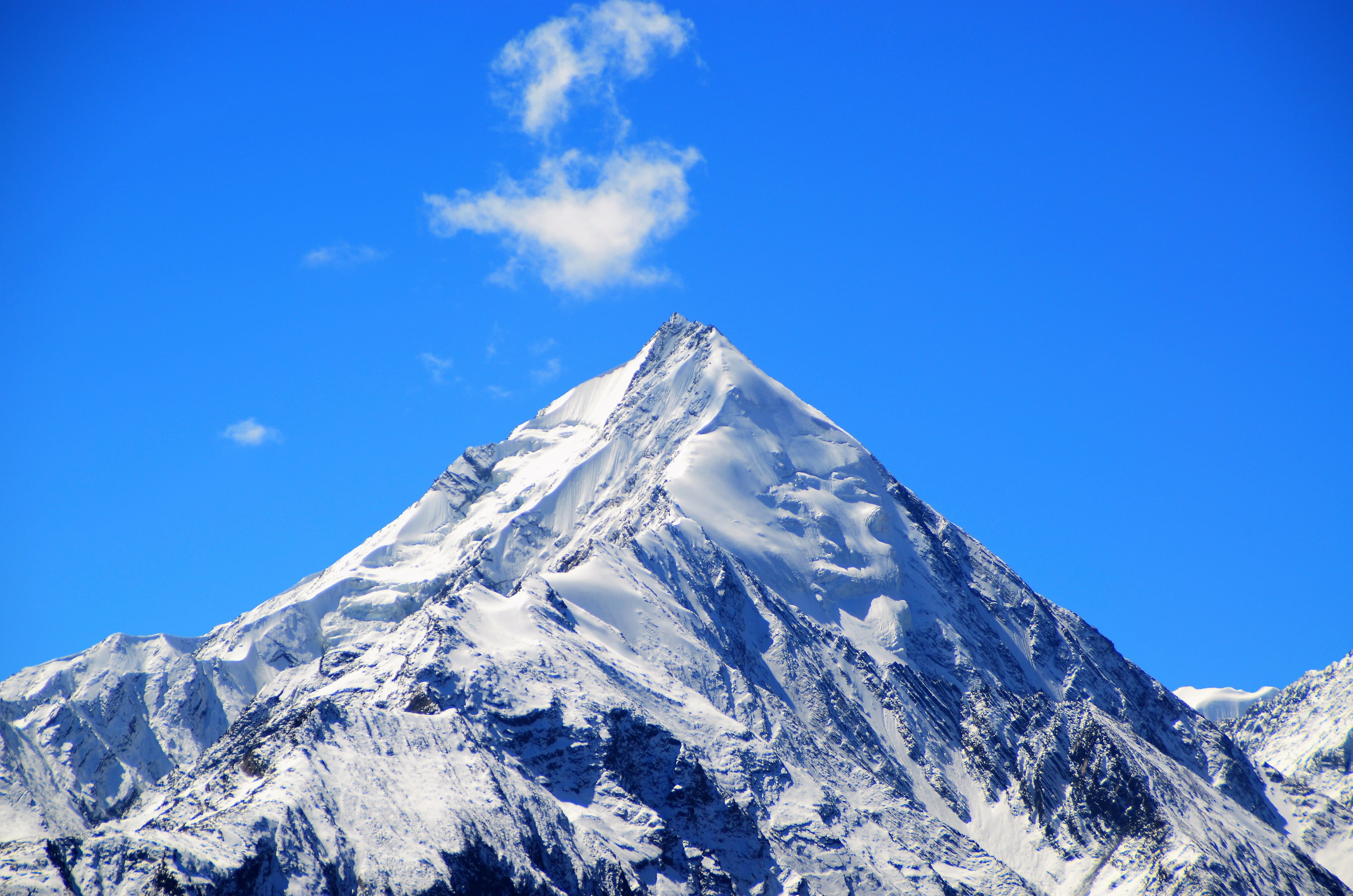 beauty in nature, spiti valley, scenics - nature, nature, blue, tourism, outdoors, himachal pradesh, cloud - sky, mountain, snowcapped mountain, landscape, HD Wallpaper