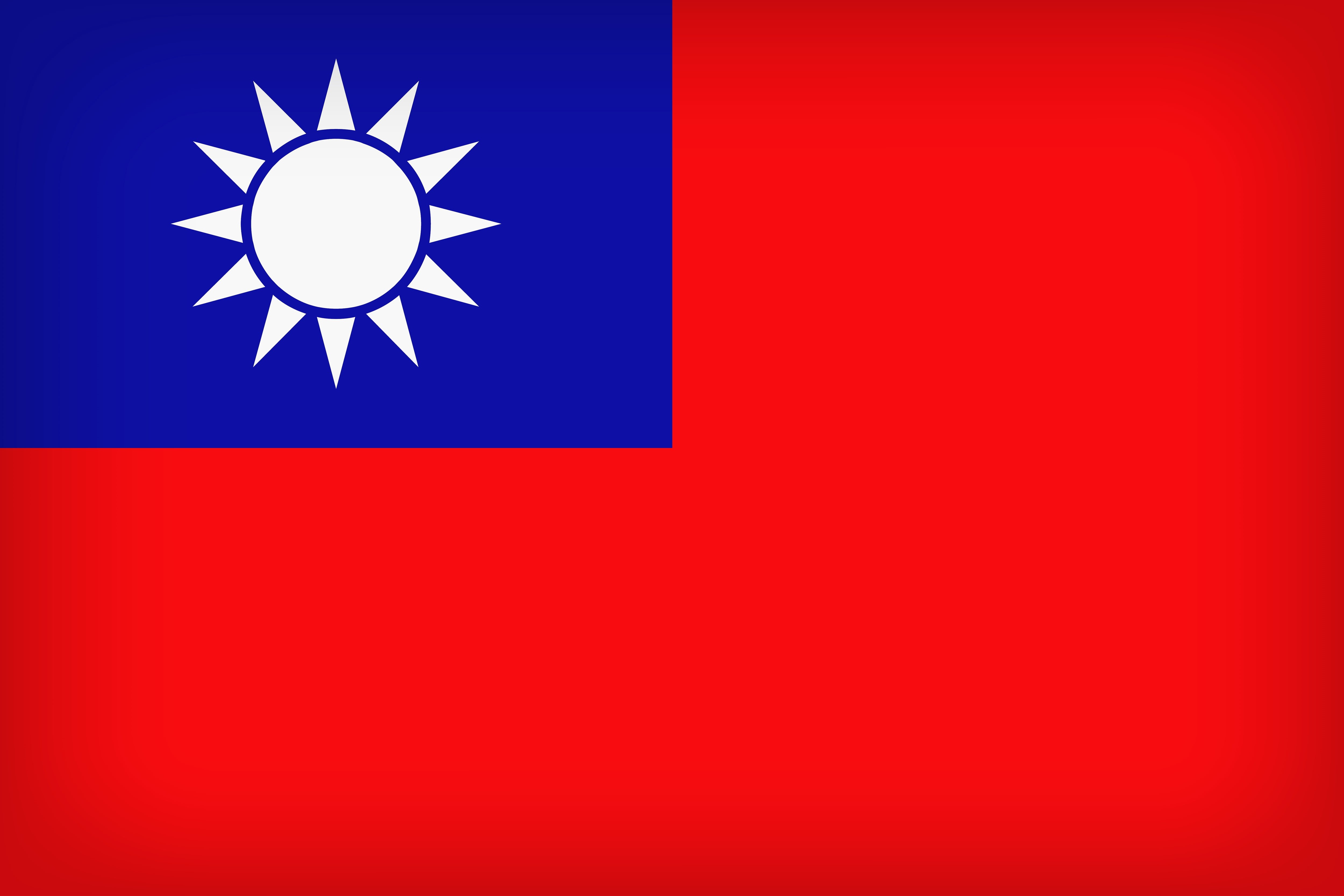 Flag, National Symbol, Taiwan Large Flag, Flag Of Taiwan, 4K, Taiwan, HD Wallpaper