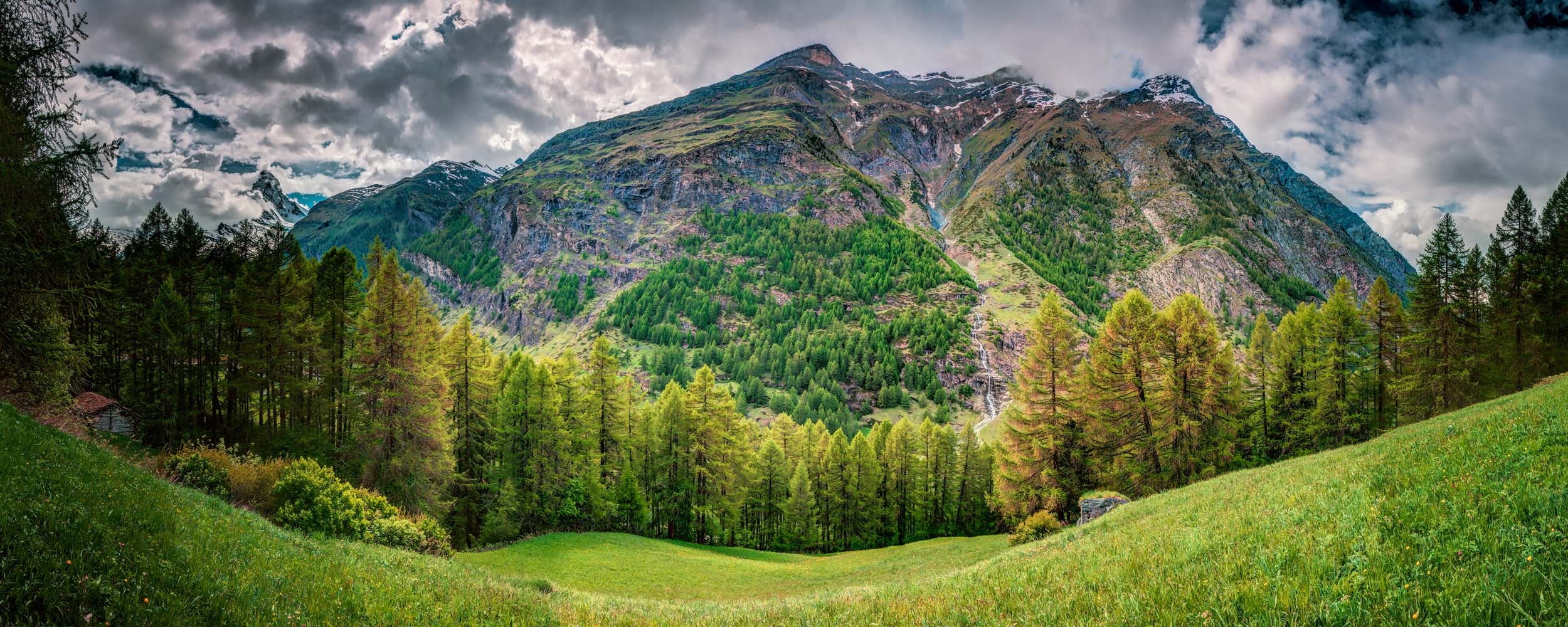 tree, View, Europe, outdoors, grass, Recreation, Scenic, Nature, Glacier, time, Panorama  photography, Clouds, Hill, Rocky, Ridge, summer, Travel, mountain Peak, HD Wallpaper