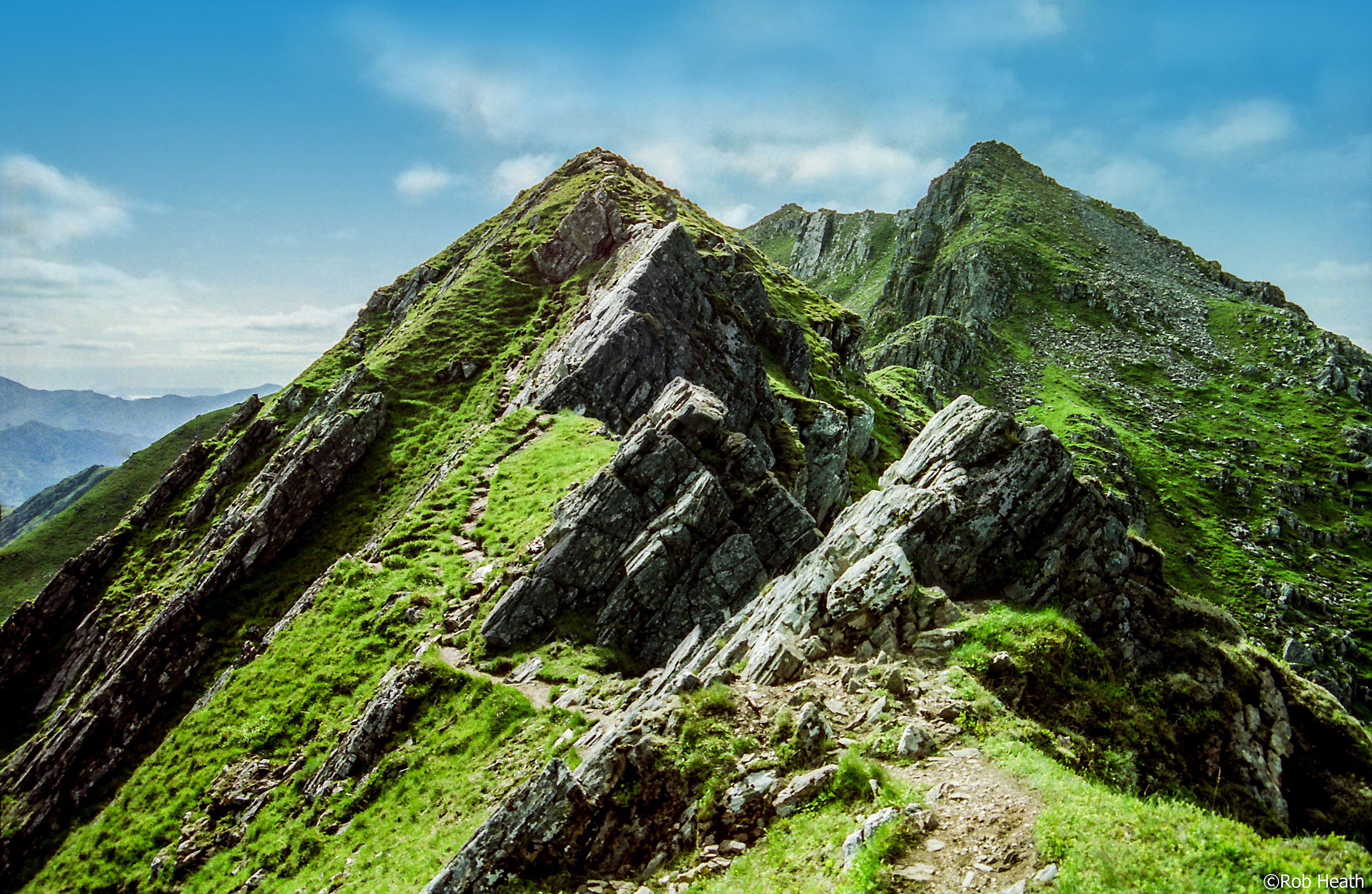 Scotland, vista, green, outdoors, gray, mountain Peak, grass, panorama, rocky mountain, green Color, nature, hills, day, hill, scenery, mountains, landscape, HD Wallpaper