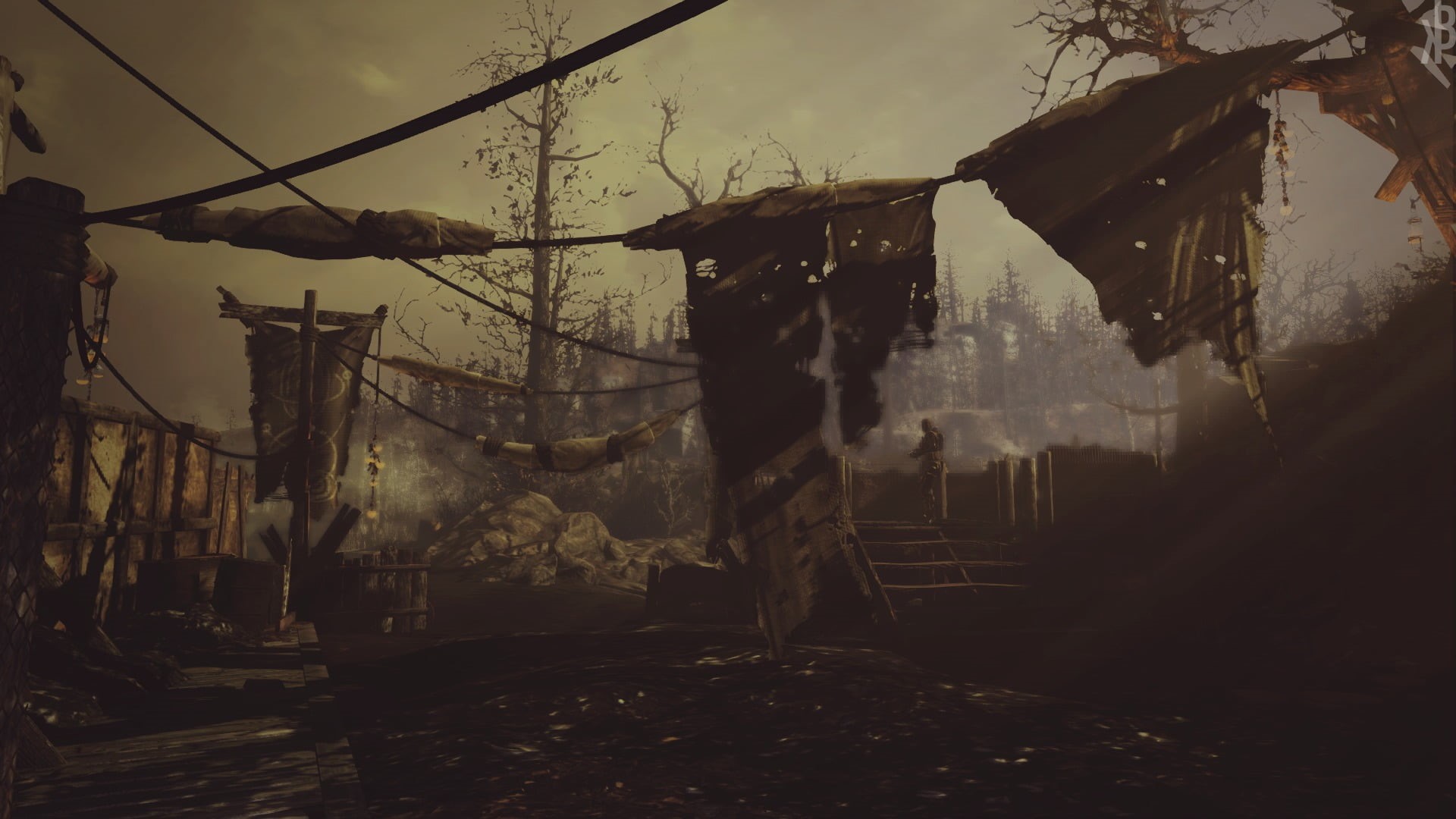 history, no people, cloud - sky, obsolete, pollution, nature, black, damaged, Fallout 4, building exterior, video games, building, ruined, architecture, HD Wallpaper