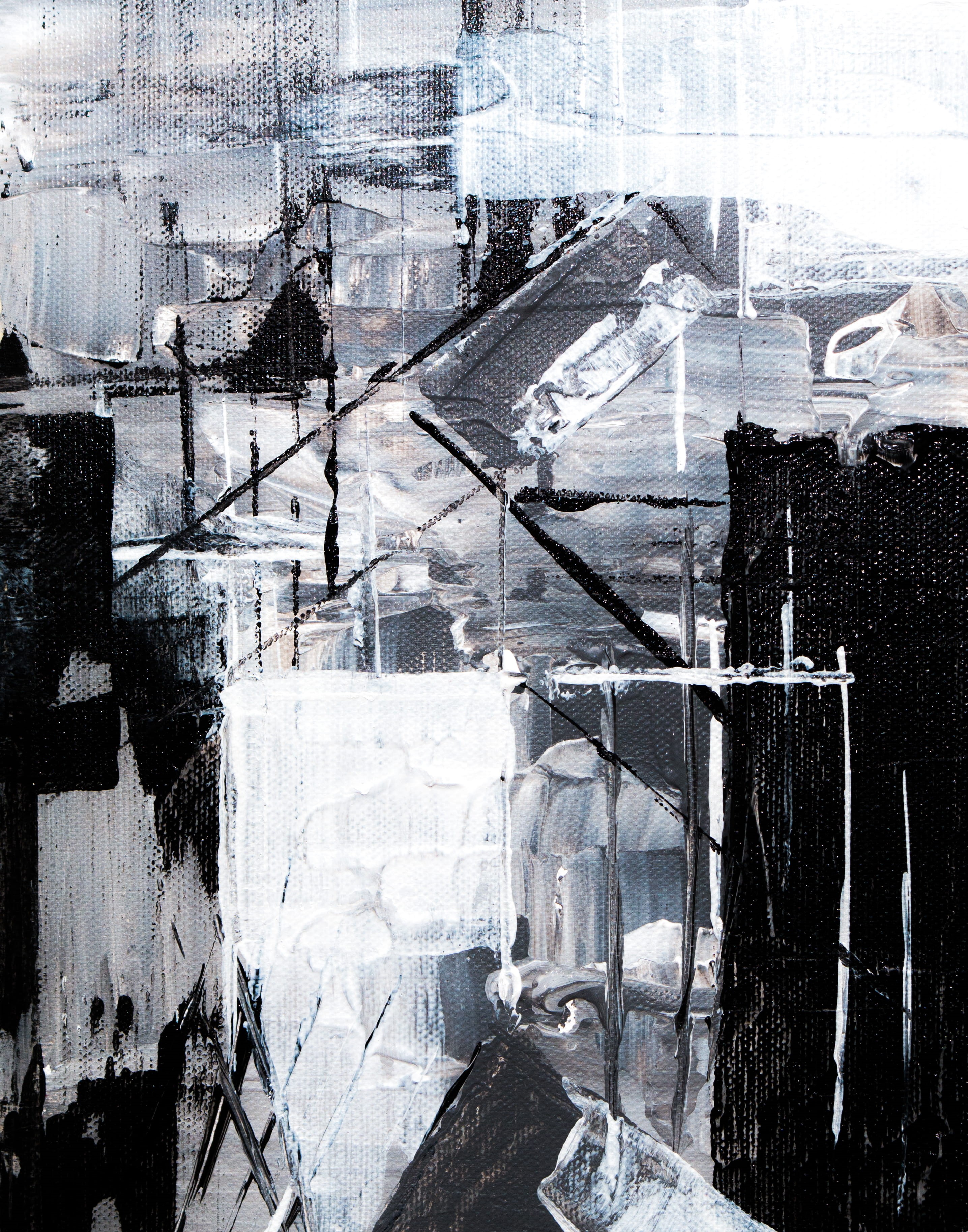 nature, white, closeup, building, art, 2K, texture, ice, modern art, black, reflection, broken, multiple exposure, detail, city, contemporary art, transparent, Phone HD Wallpaper