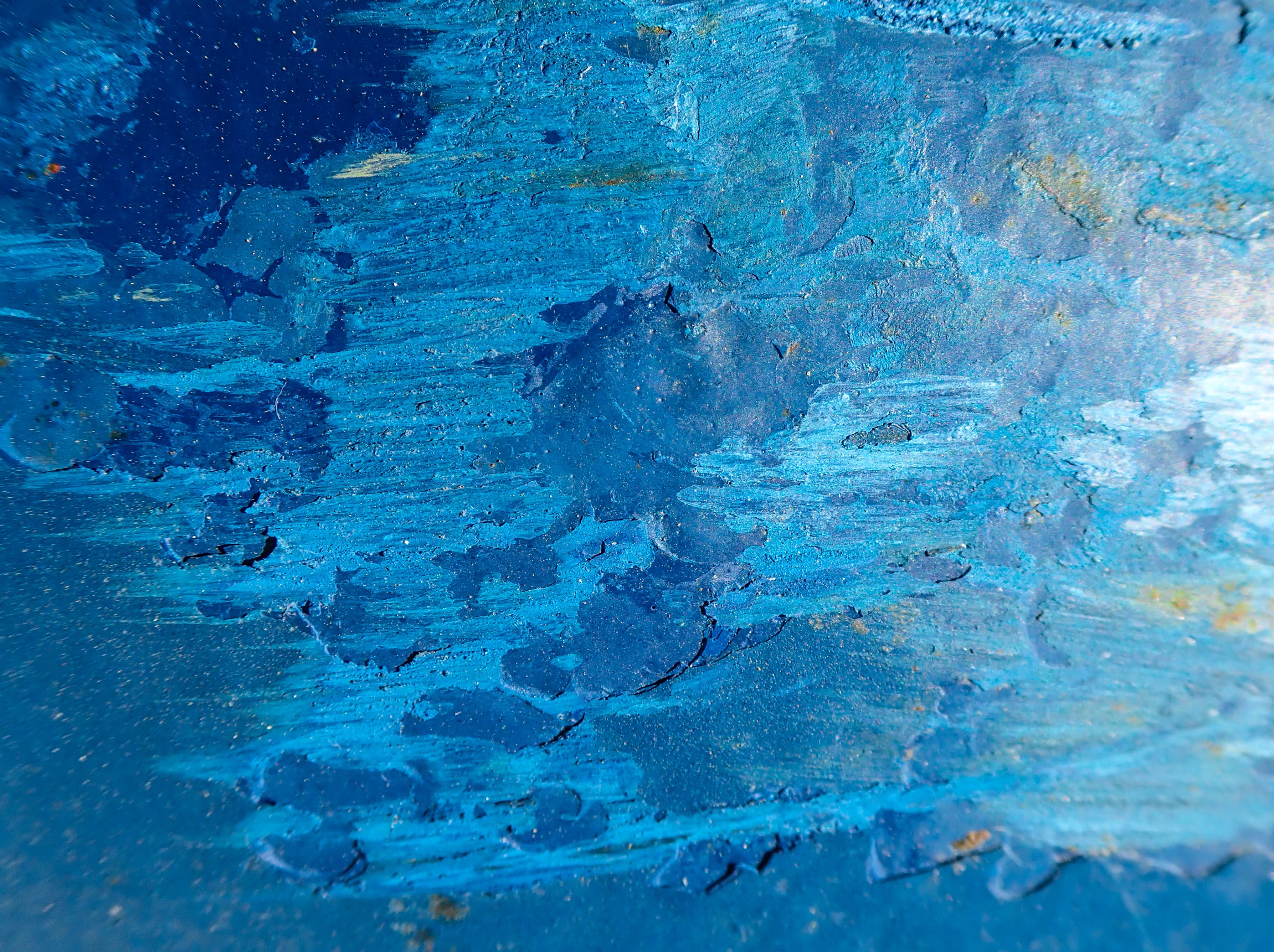 modern art, swimming pool, close-up, indoors, color, old, colourful, backgrounds, white, full frame, no people, abstract painting, art, turquoise colored, HD Wallpaper