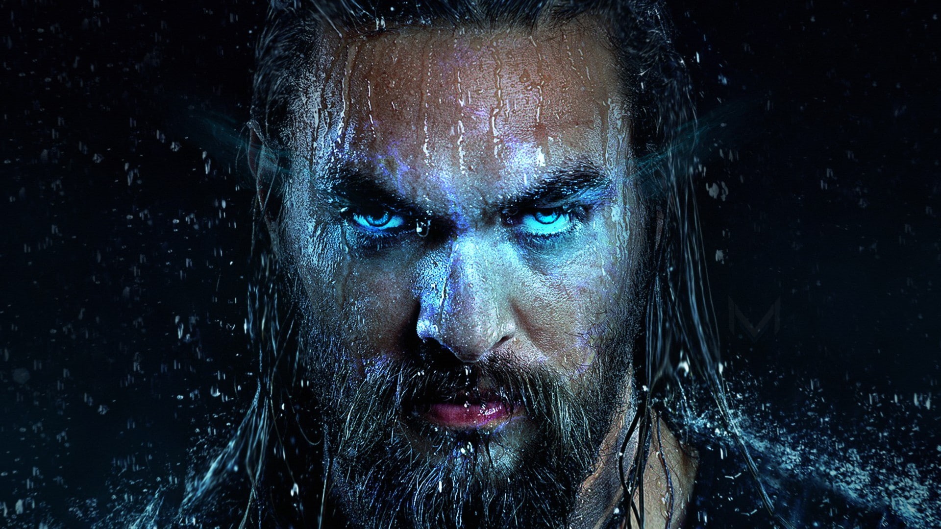 human face, aggression, body part, hairstyle, close-up, anger, fear, human body part, movies, looking at camera, headshot, 1080P, horror, black background, HD Wallpaper