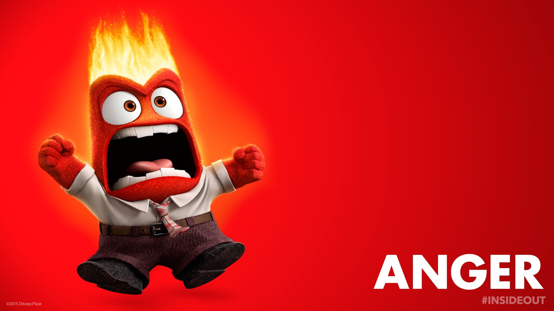 inside out, 1080P, anger, movie, inside, HD Wallpaper
