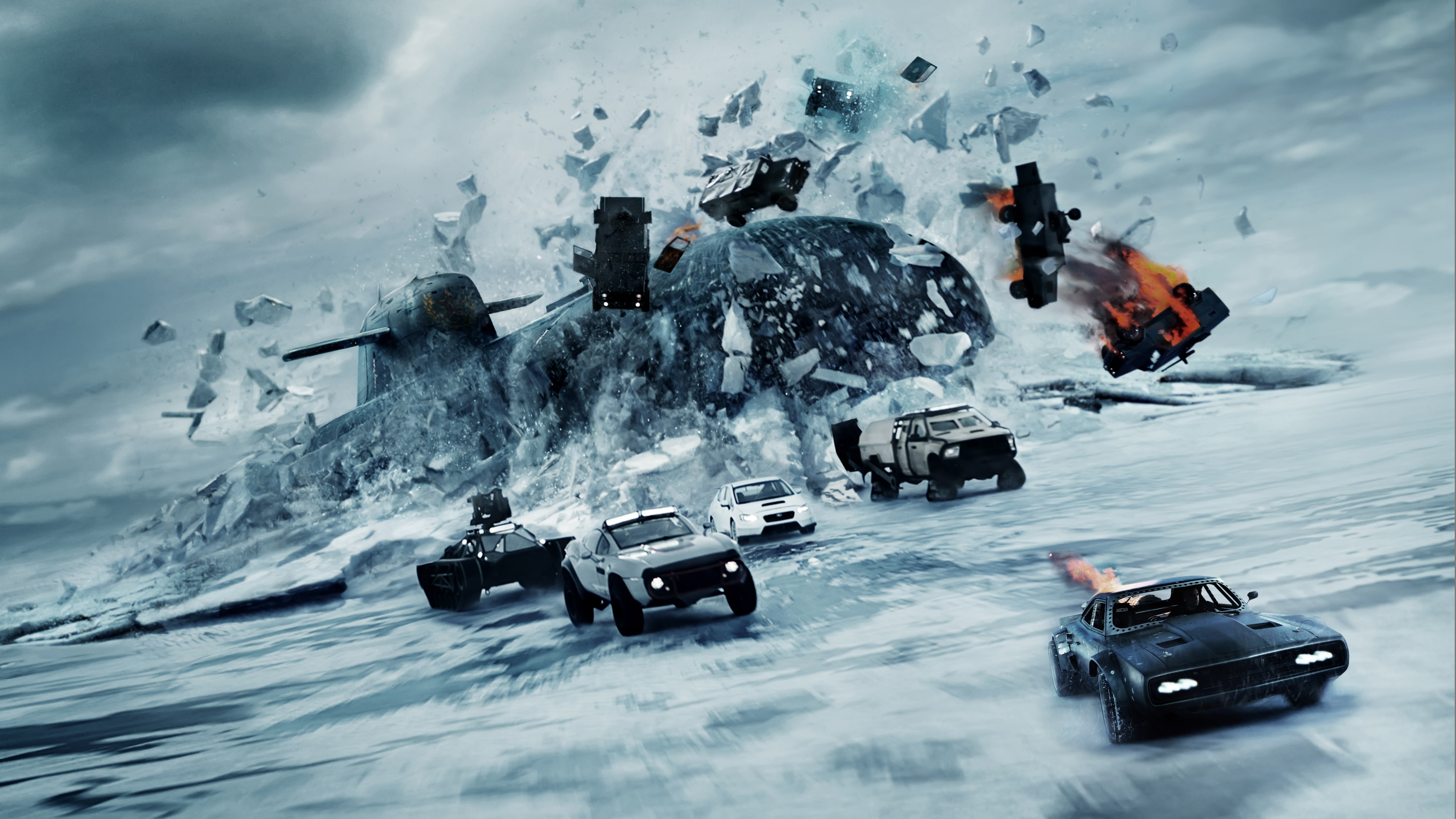 4K, 8K, 8K, The Fate of the Furious, Fast and Furious 8, HD Wallpaper