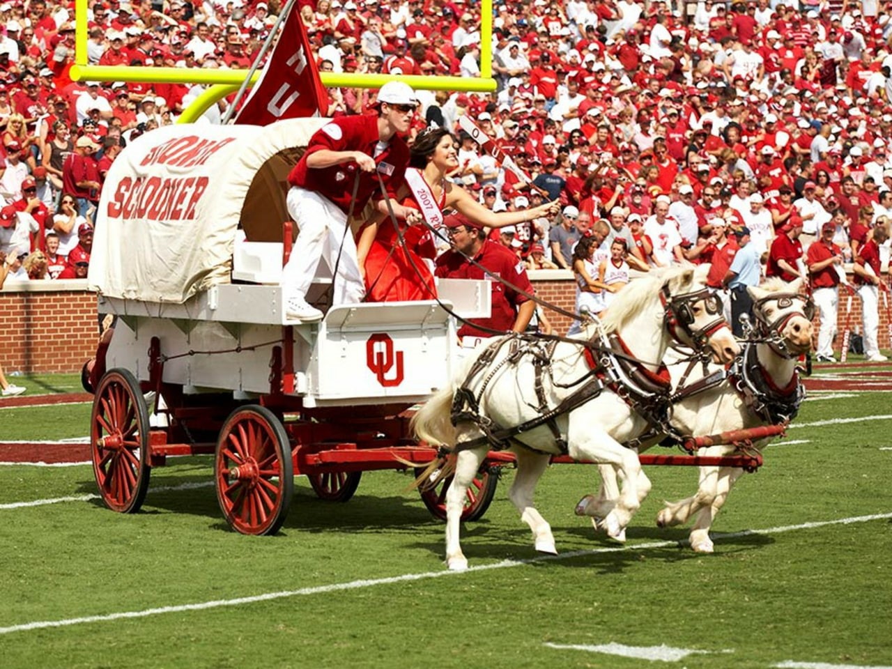 mascot, ou, hd, sooner schooner, university, sports, football, 720P, oklahoma, schooner, sooners, sooner, university of oklahoma, HD Wallpaper