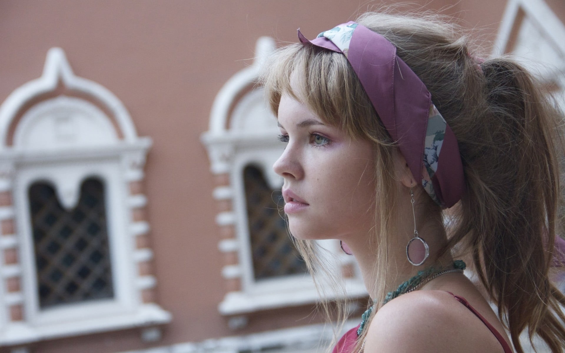 young adult, profile view, ponytail, young women, contemplation, window, child, teenager, women, headband, focus on foreground, day, close-up, looking, HD Wallpaper