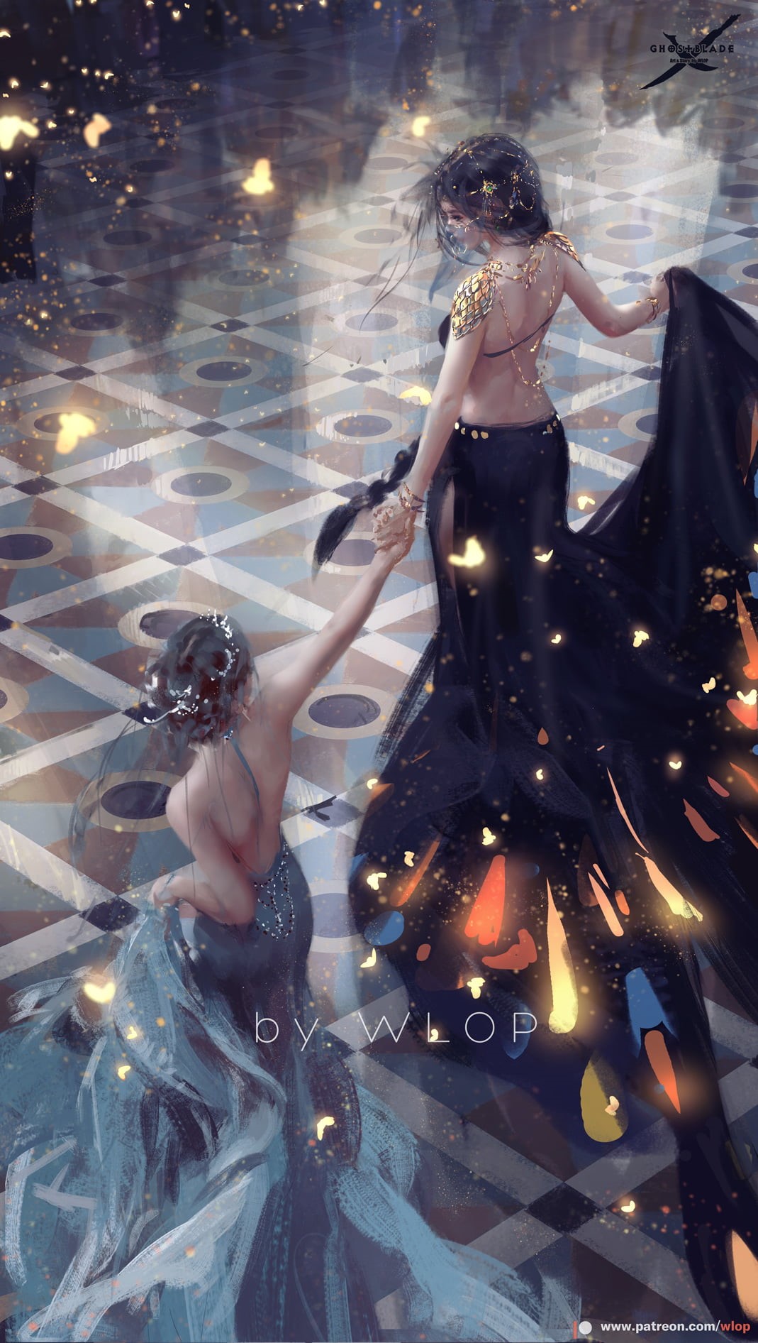 women, anime, anime girls, 720P, WLOP, Phone HD Wallpaper