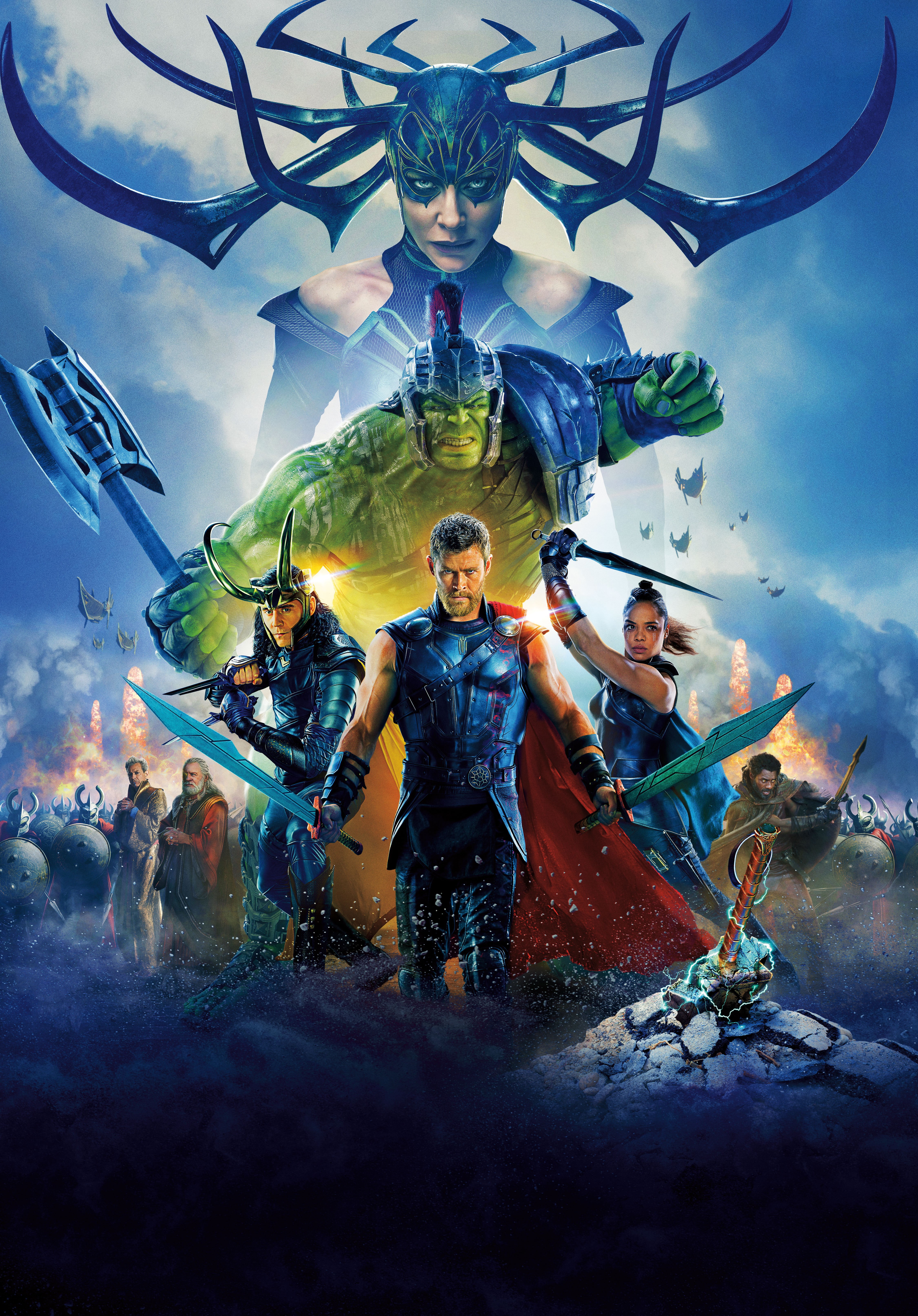 Thor Ragnarok, 2017, movie, 4K, 5K, marvel, HD, thor, ragnarok, poster, Phone HD Wallpaper