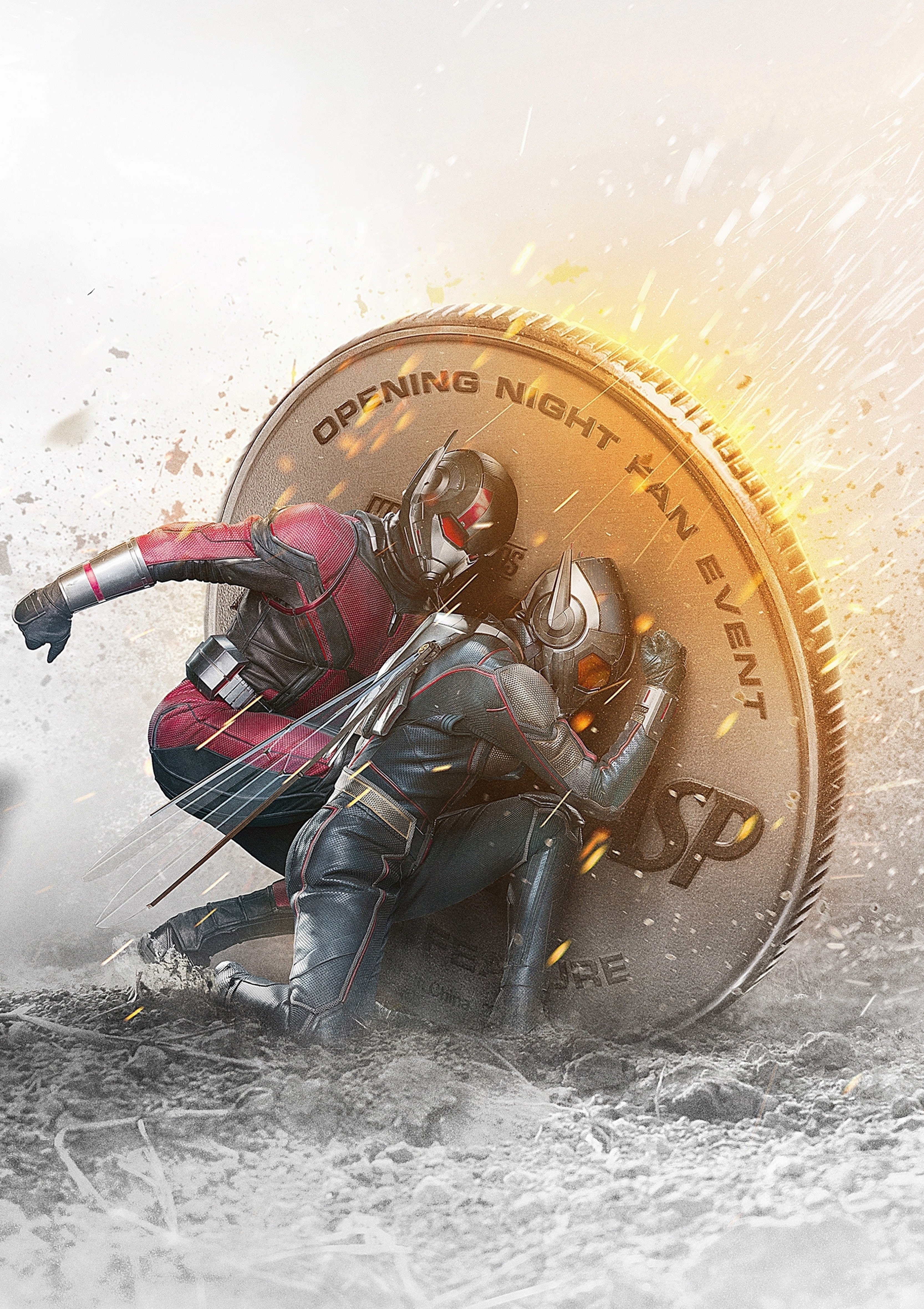 4K, Marvel Comics, 2018, Action, Sci-Fi, Ant-Man and the Wasp, Adventure, Phone HD Wallpaper