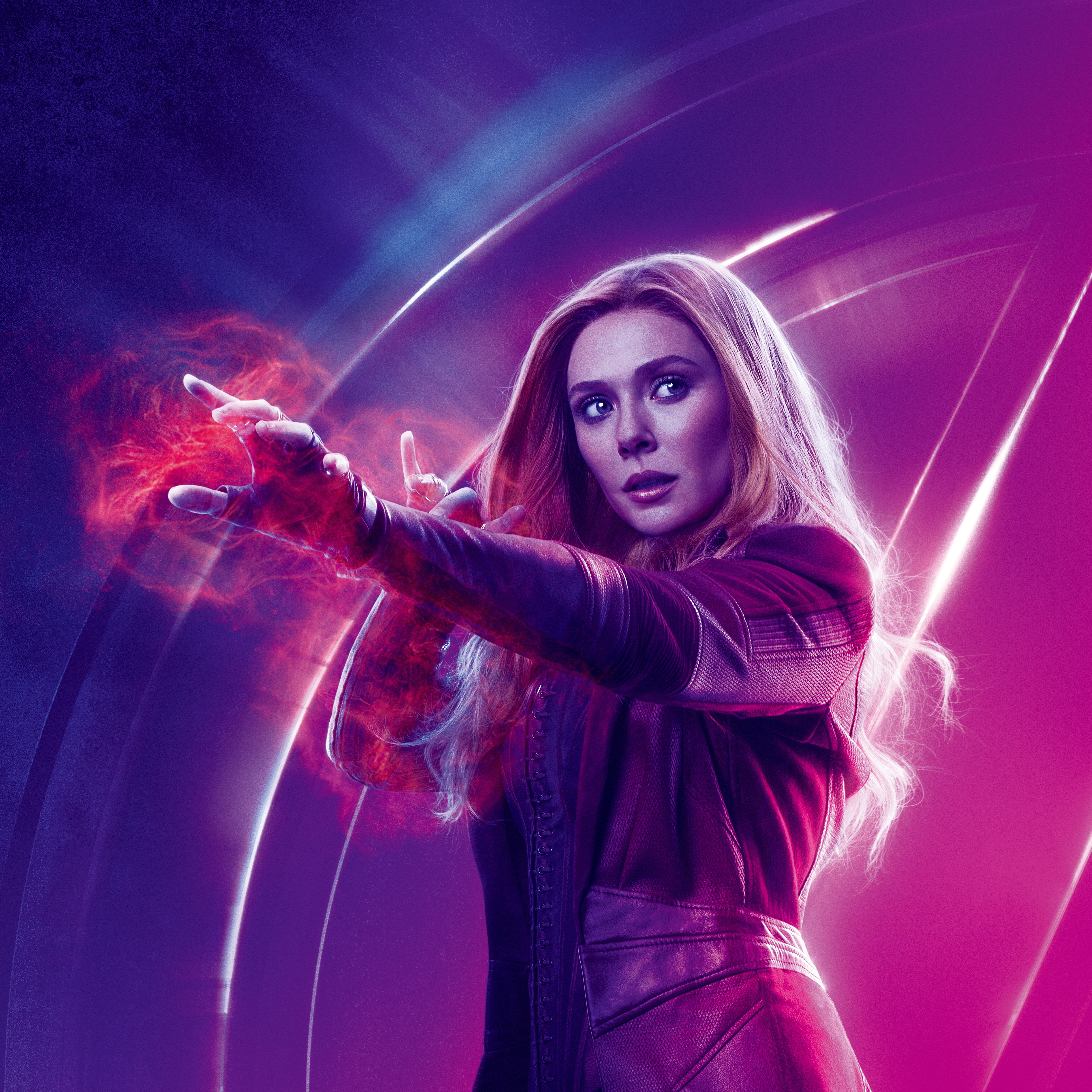 Wanda Maximoff, untitled, 4K, Scarlet Witch, 5K, 5K, Elizabeth Olsen, Avengers: Infinity War, Phone HD Wallpaper
