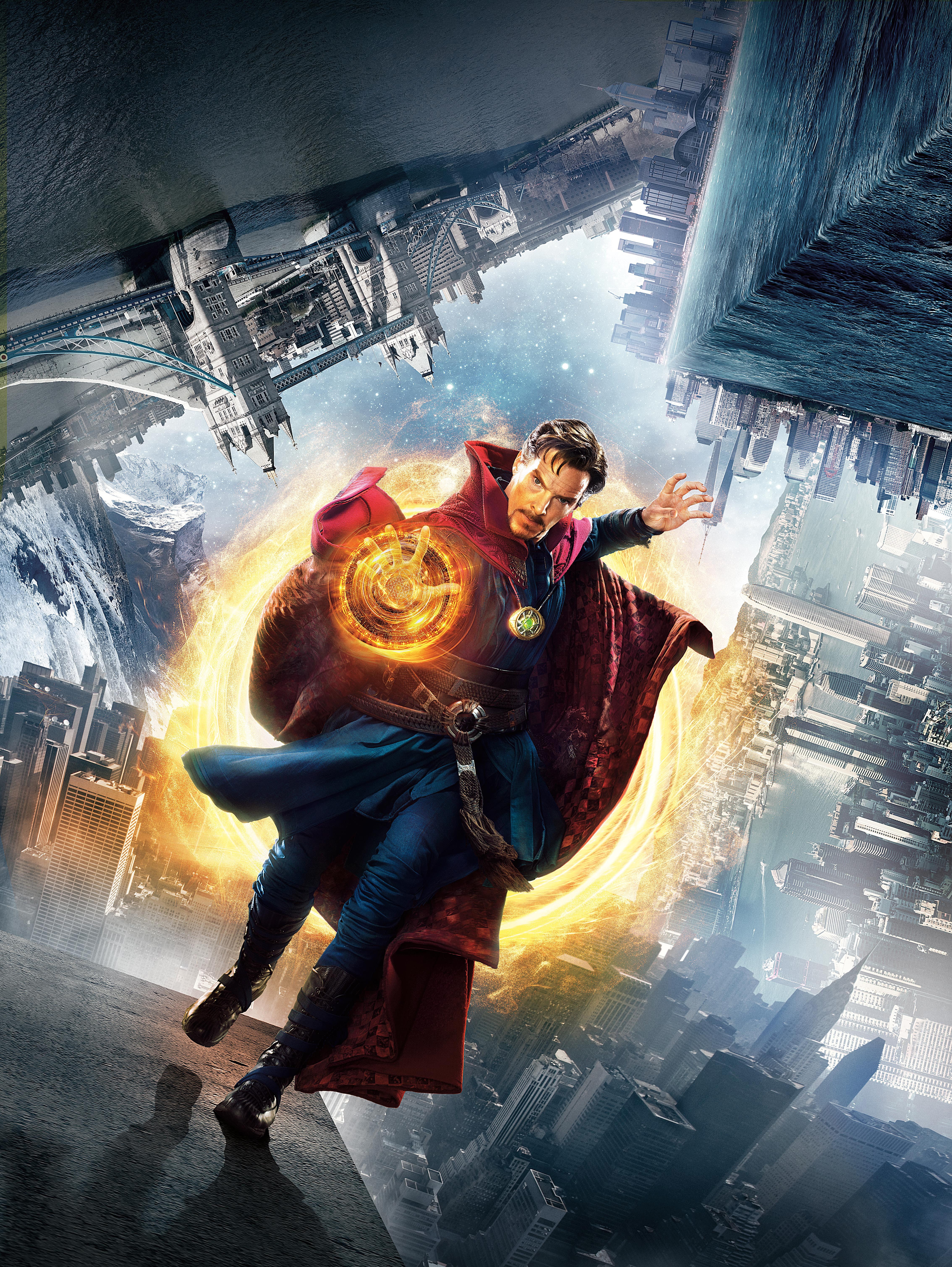 adult, young adult, architecture, emotion, women, digital composite, togetherness, Doctor Strange, 4K, heterosexual couple, two people, building exterior, Phone HD Wallpaper