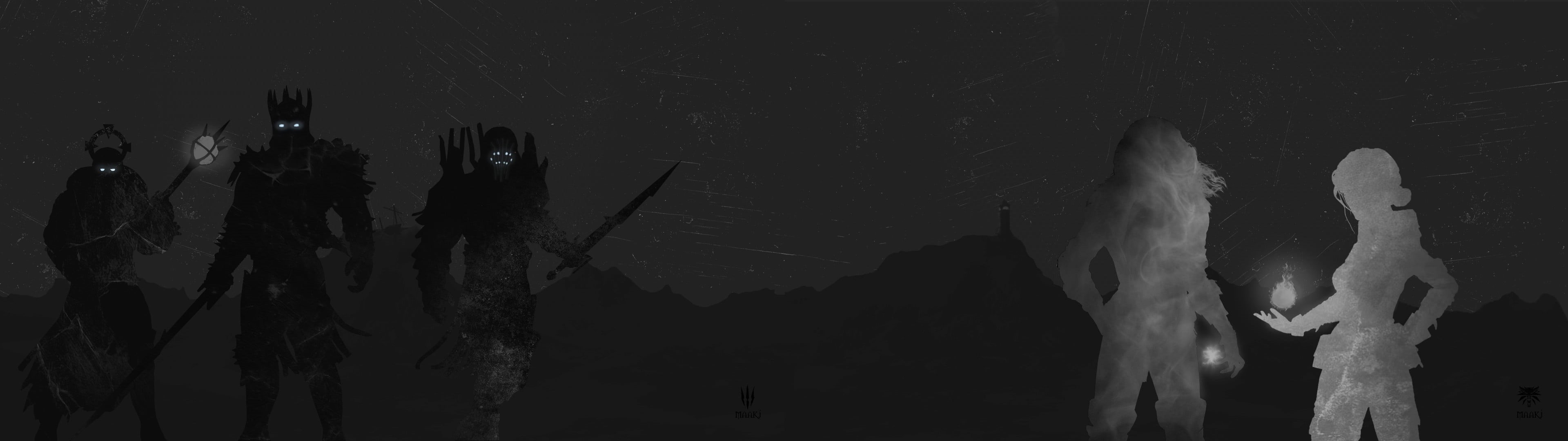 Yennefer of Vengerberg, no people, character, tranquil scene, dusk, nature, cold temperature, fictional, The Witcher 3: Wild Hunt, tranquility, The Witcher, HD Wallpaper