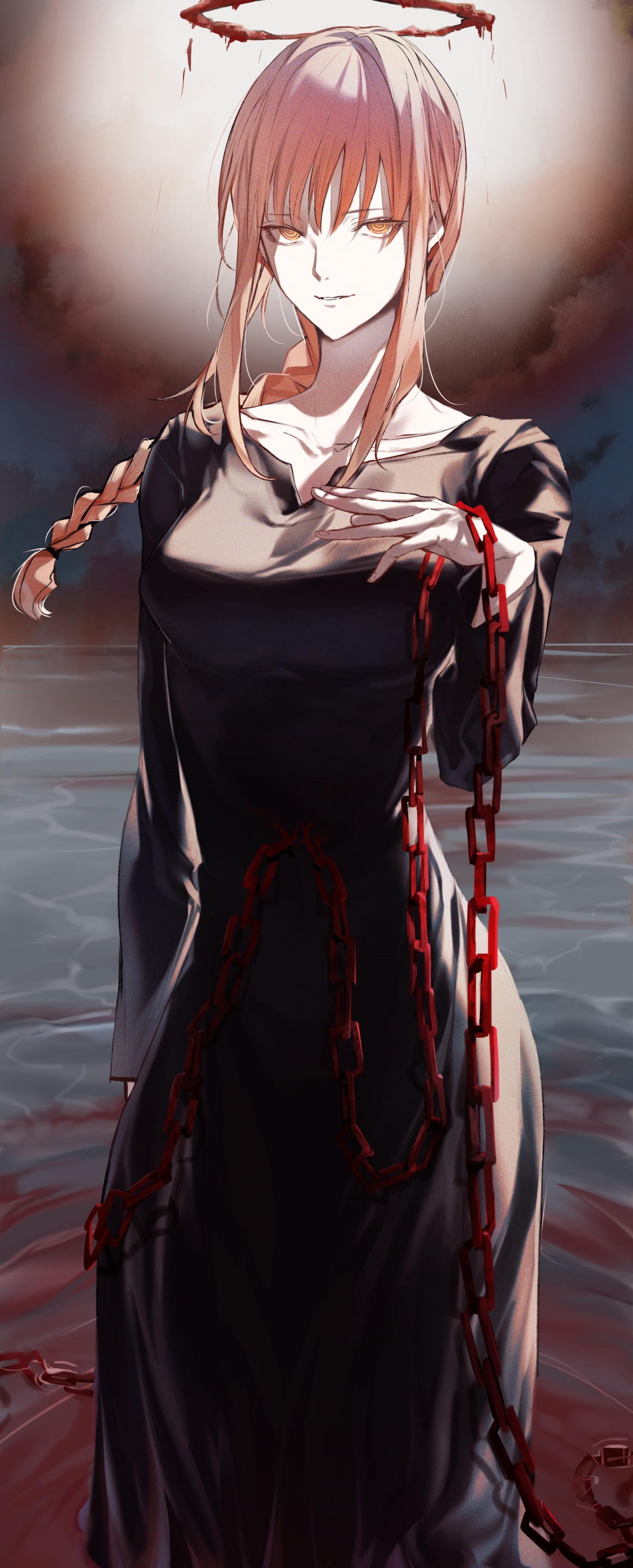 2K, ZhenFang, Chainsaw Man, Makima (Chainsaw Man), Phone HD Wallpaper