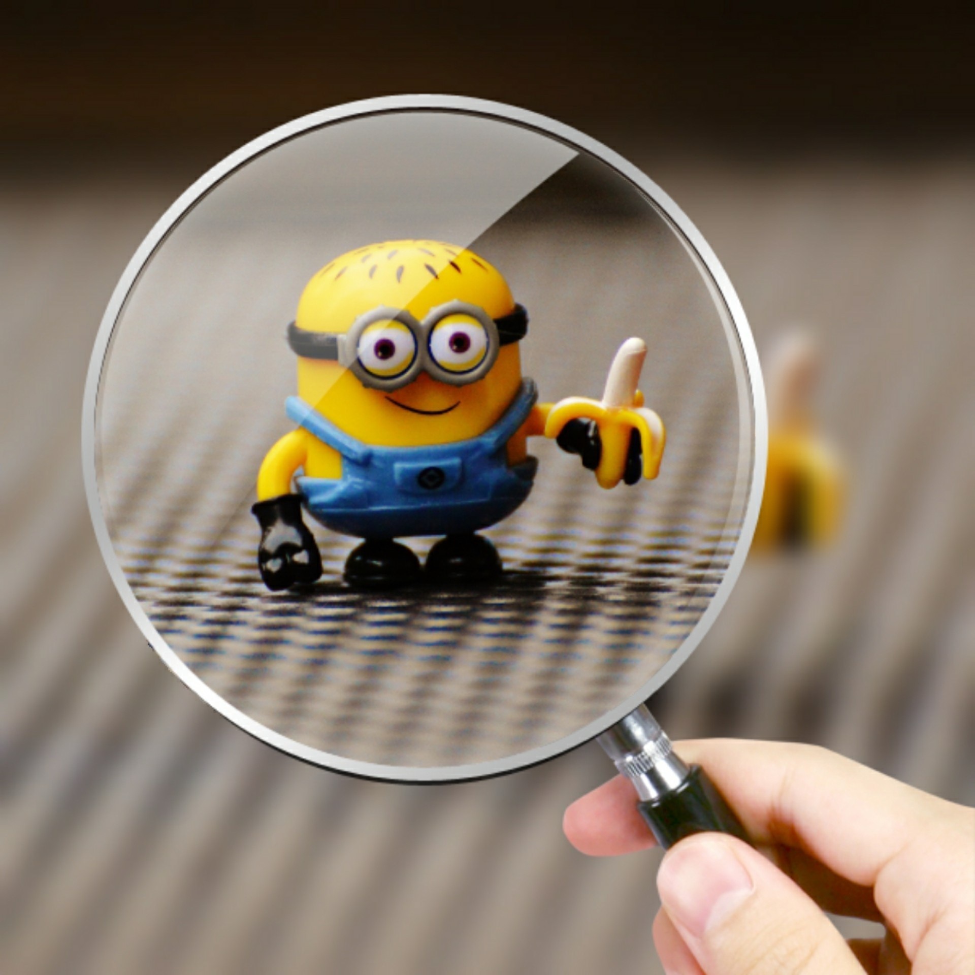 figure, funny, finger, representation, one person, body part, 1080P, holding, banana, real people, childhood, character, eat, toy, despicable, focus on foreground, Phone HD Wallpaper