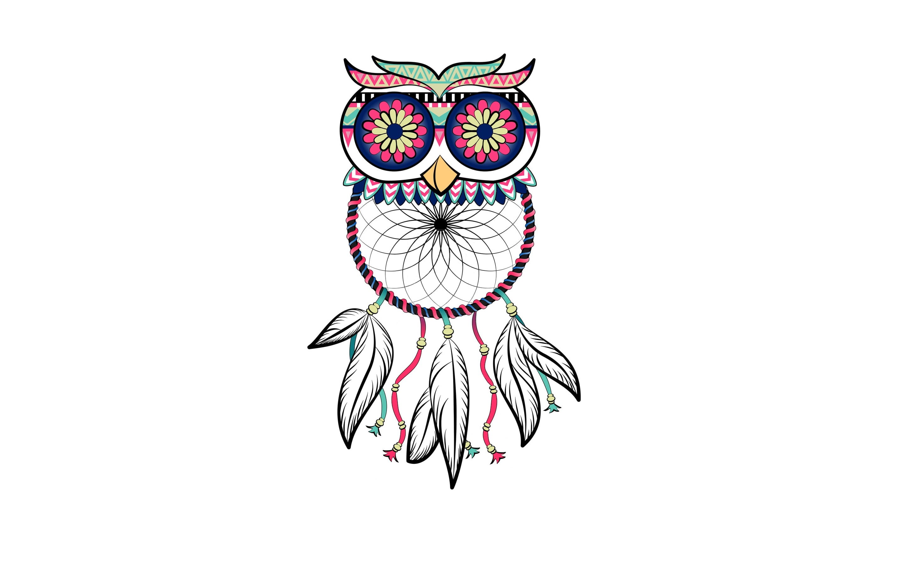 craft, no people, representation, 2K, minimalism, single object, bird, ornate, owl, feathers, design, still life, isolated, light background, cut out, HD Wallpaper