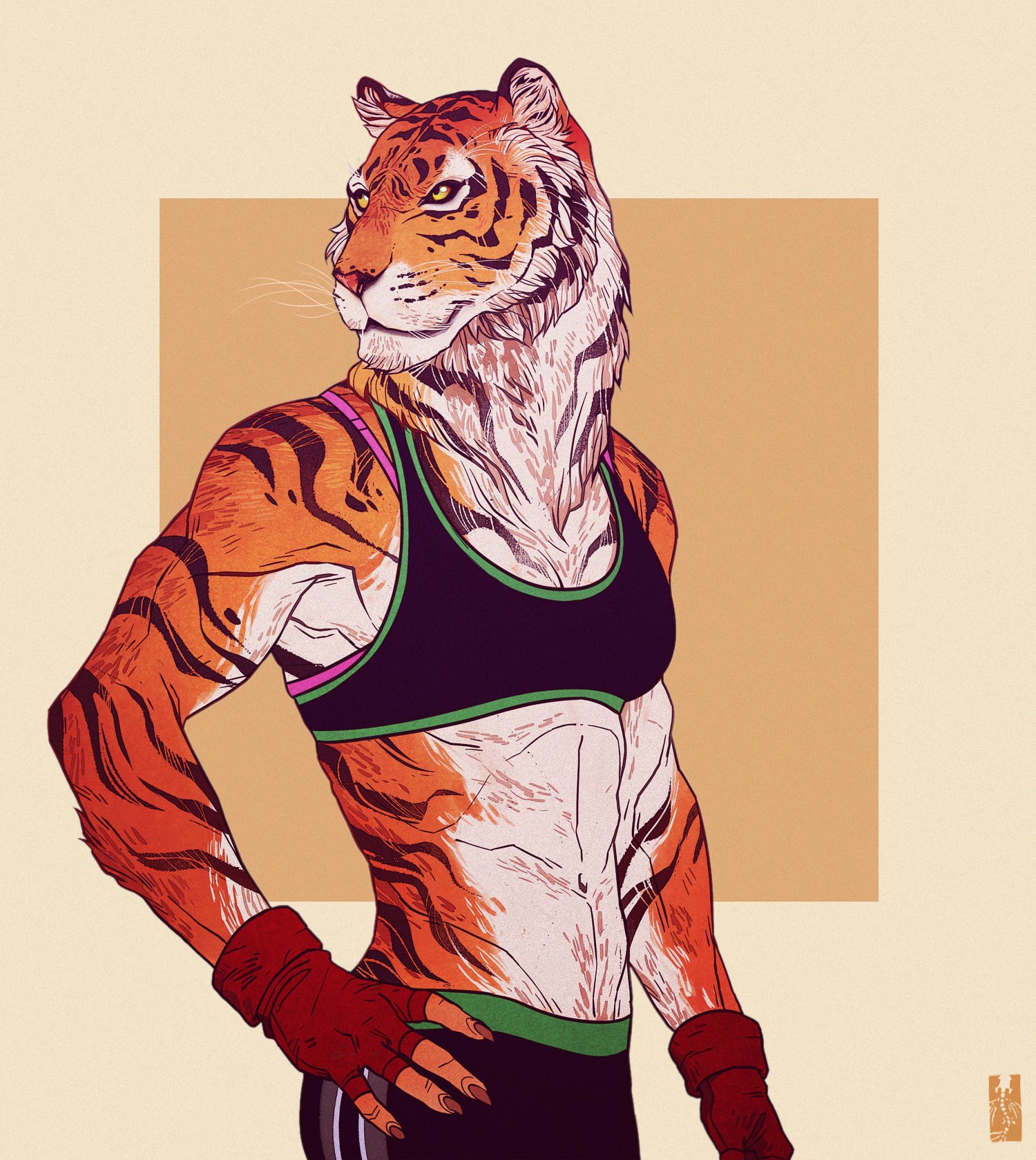 Zarnala, animals, 720P, character design, exotic, Kim Nguyen, Anthro, furry, Phone HD Wallpaper