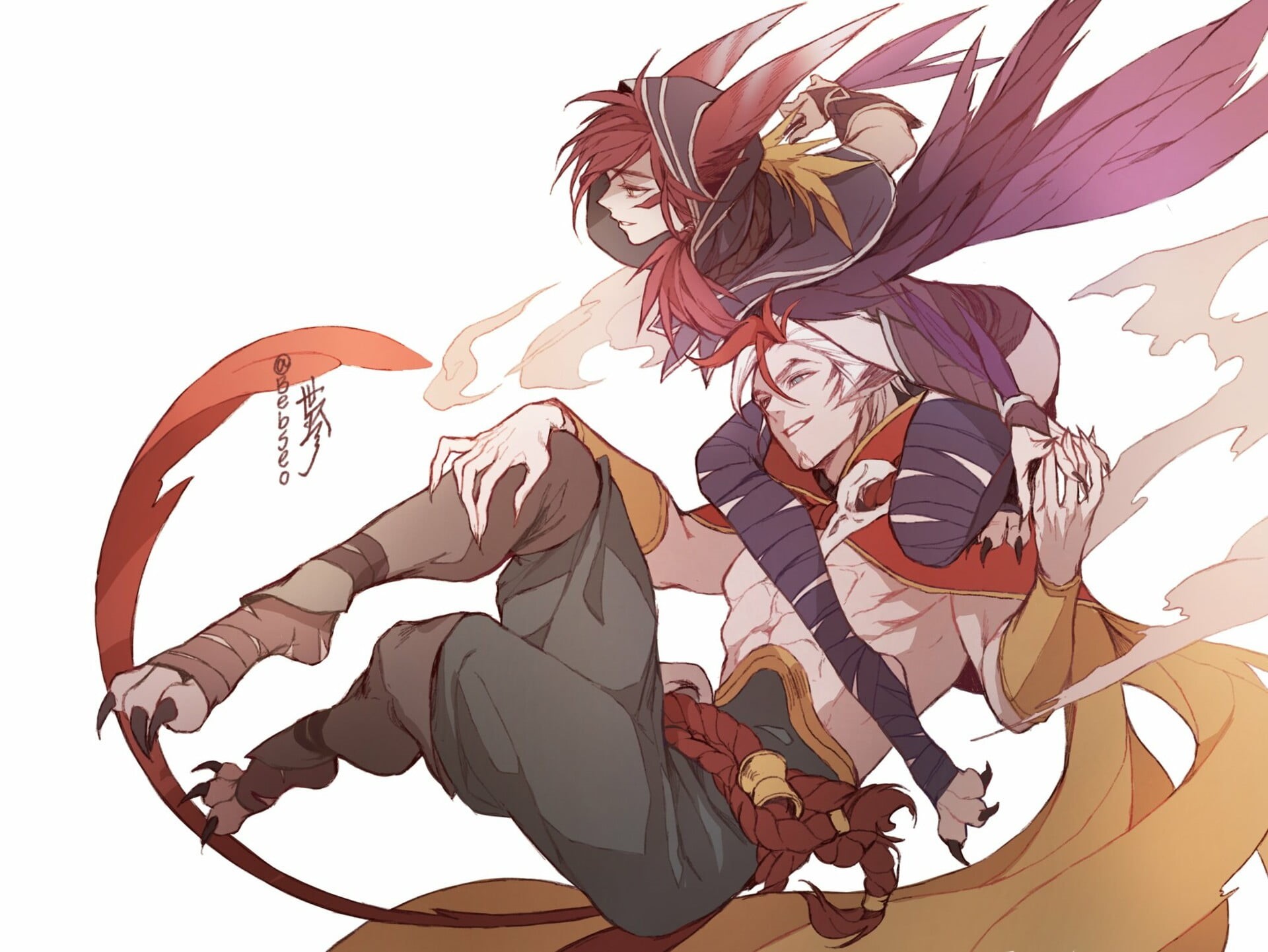 League Of Legends, Rakan (League of Legends), Xayah (League of Legends), Video Game, 1080P, HD Wallpaper