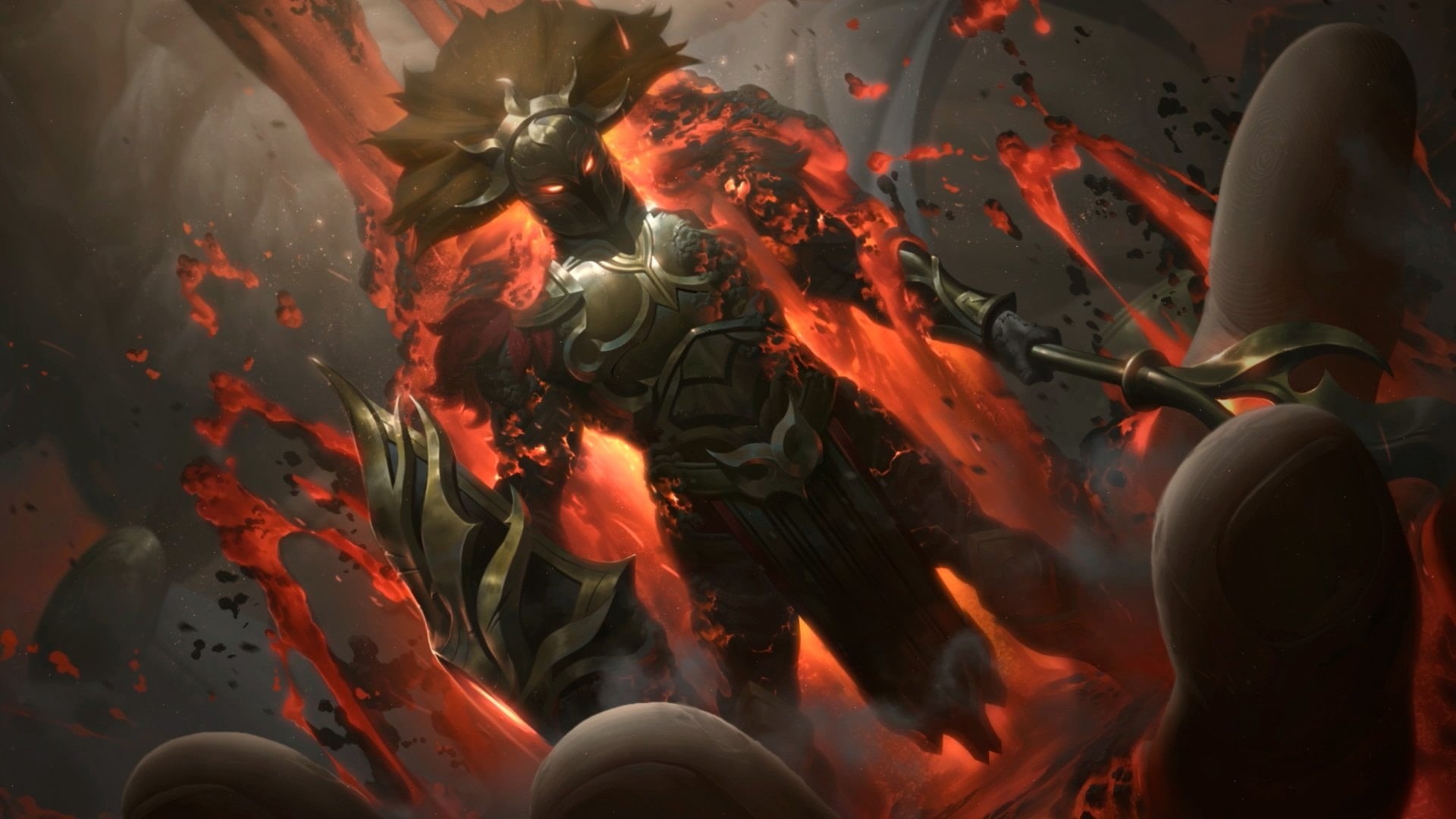 League of Legends, Riot Games, skin, warrior, 1080P, Pantheon (League of Legends), HD Wallpaper