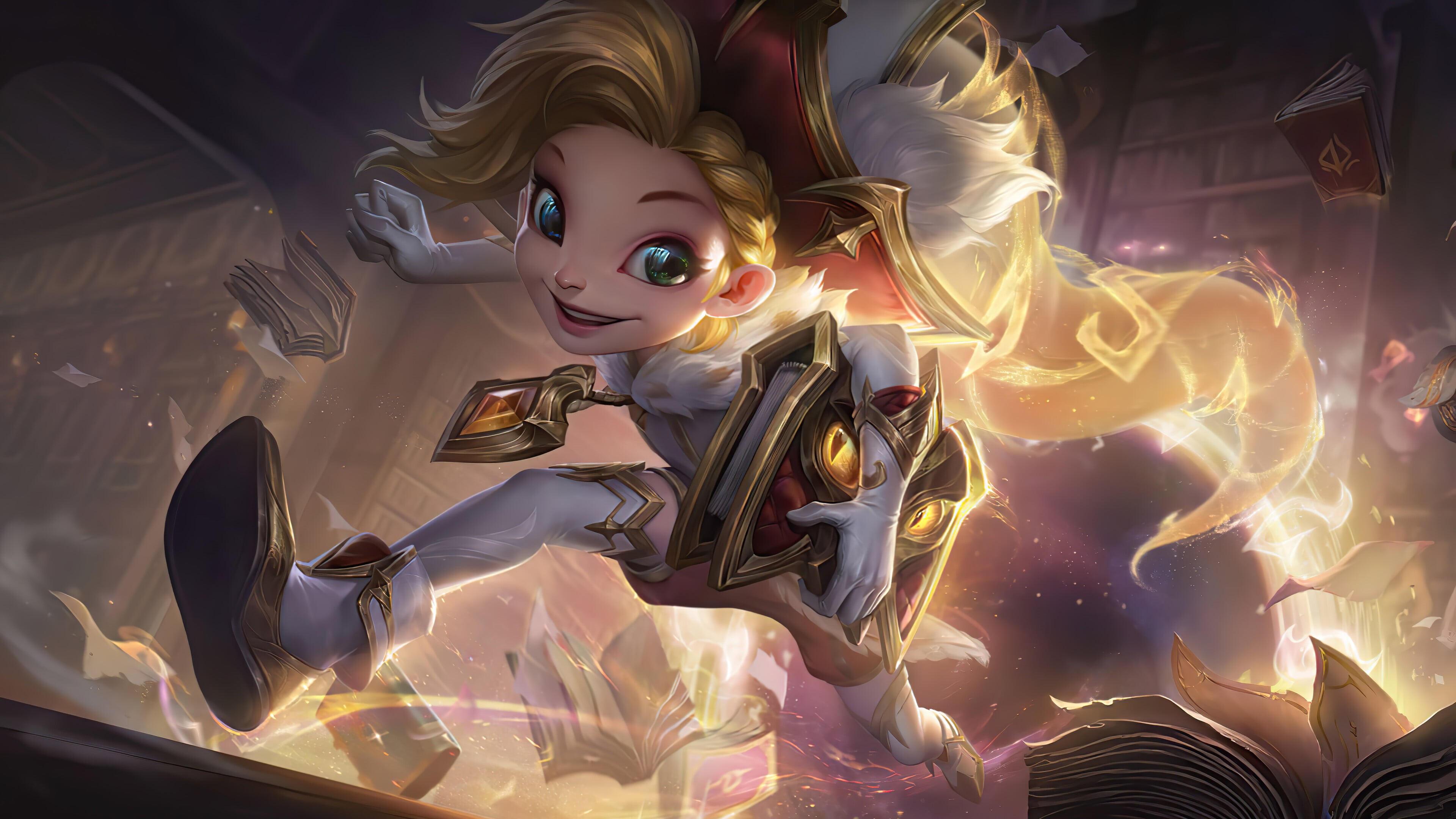 League of Legends, 4K, Riot Games, Zoe (League of Legends), The Prestige, HD Wallpaper