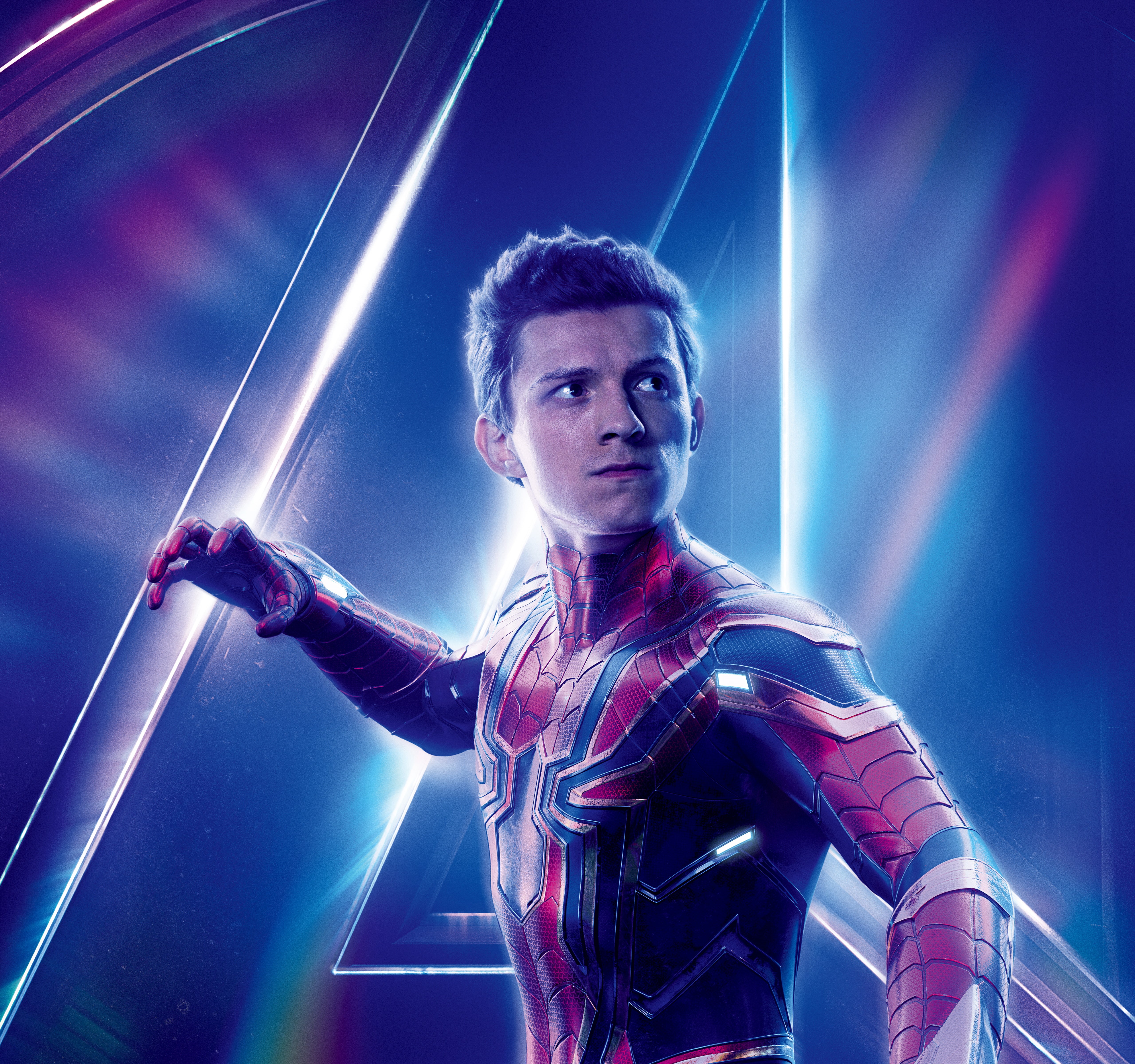 war, Tom Holland, man, avengers, 4K, 5K, spider, Peter Parker, Avengers: Infinity War, marvel, infinity, Spider-Man, 5K, HD Wallpaper