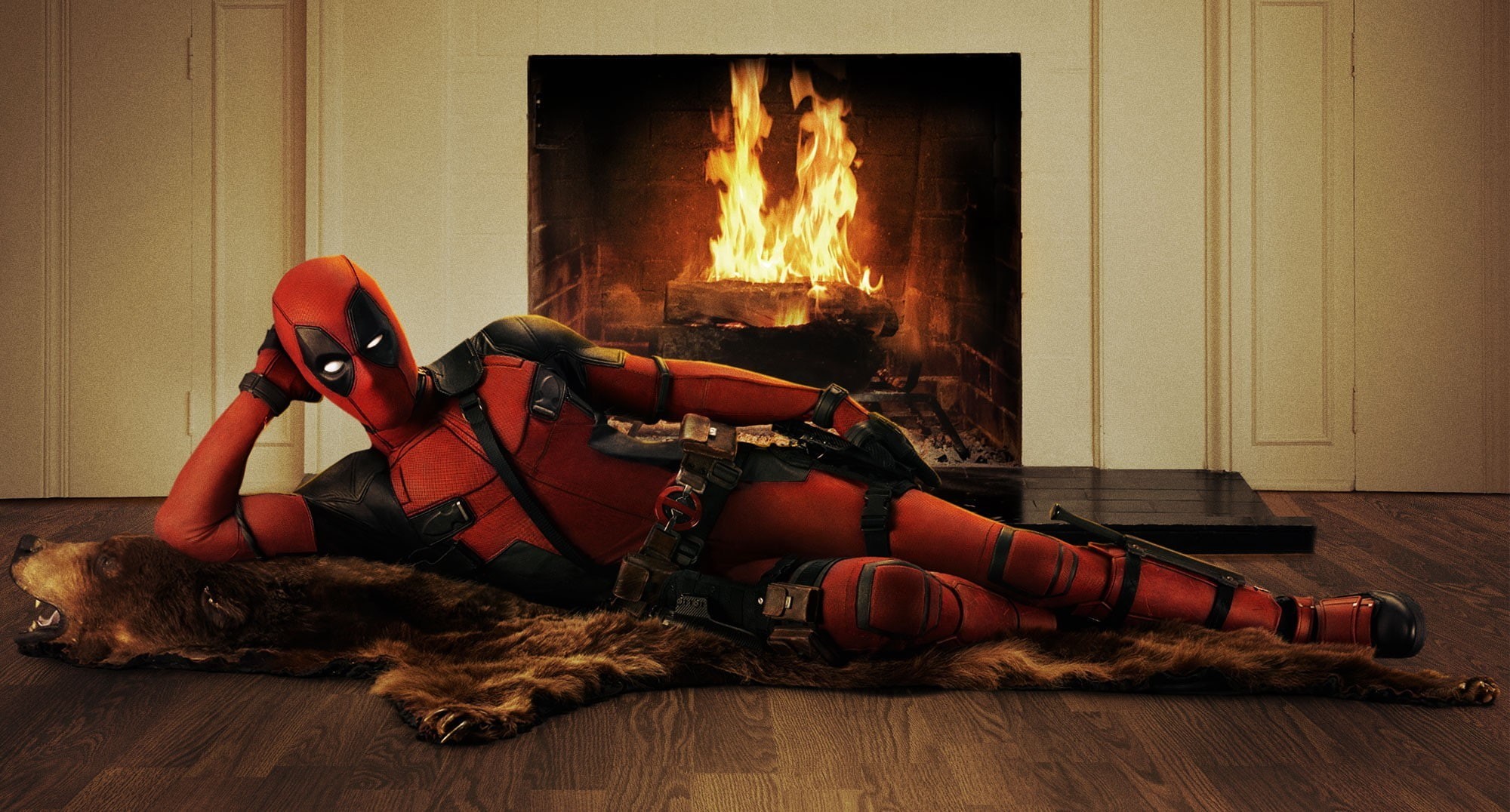 fire, 1080P, Wade Wilson, Deadpool, HD Wallpaper