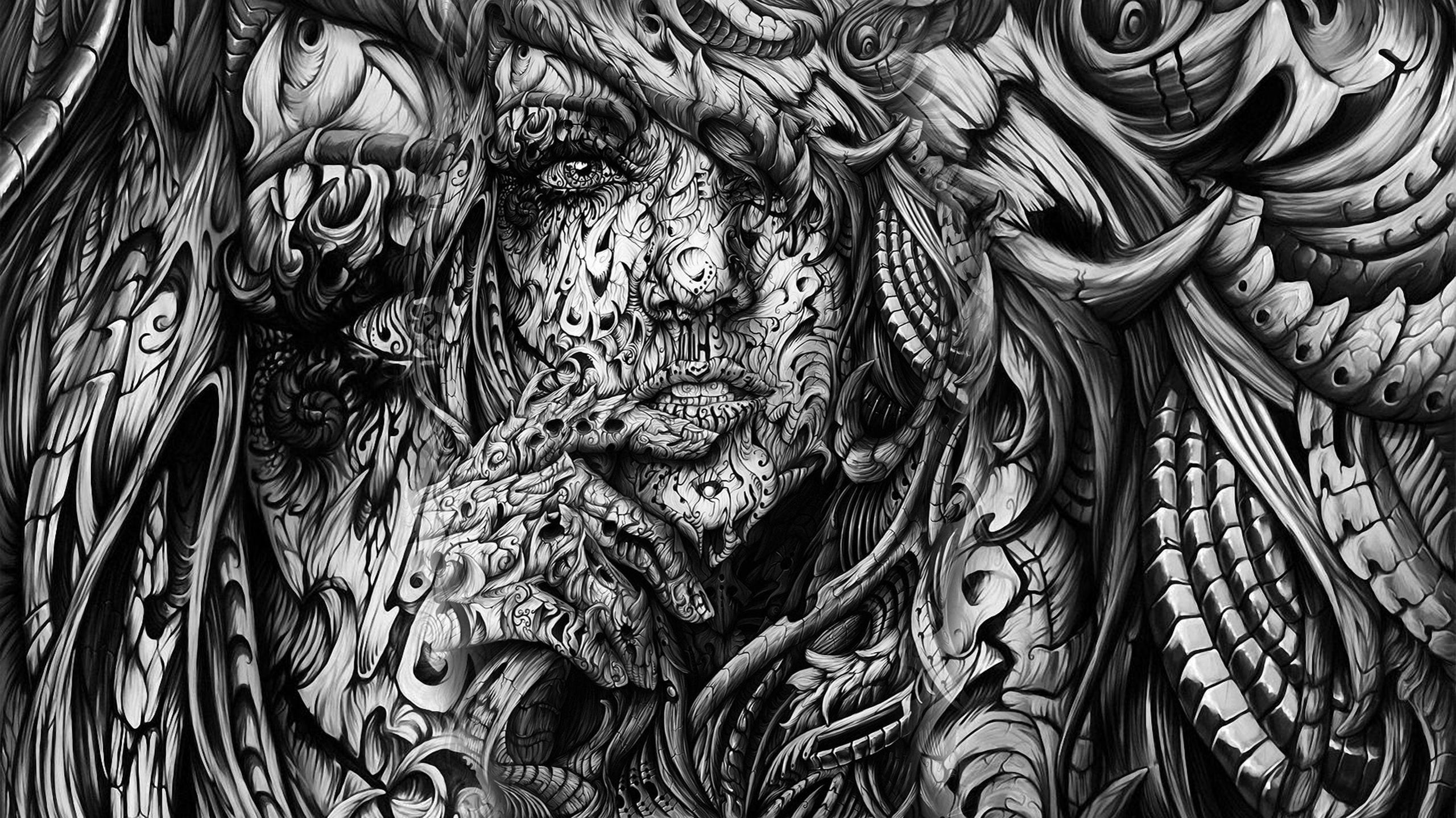 abstract, art and craft, decoration, day, women, architecture, ornate, grayscale, backgrounds, textured, illustration, spirituality, old-fashioned, nature, HD Wallpaper