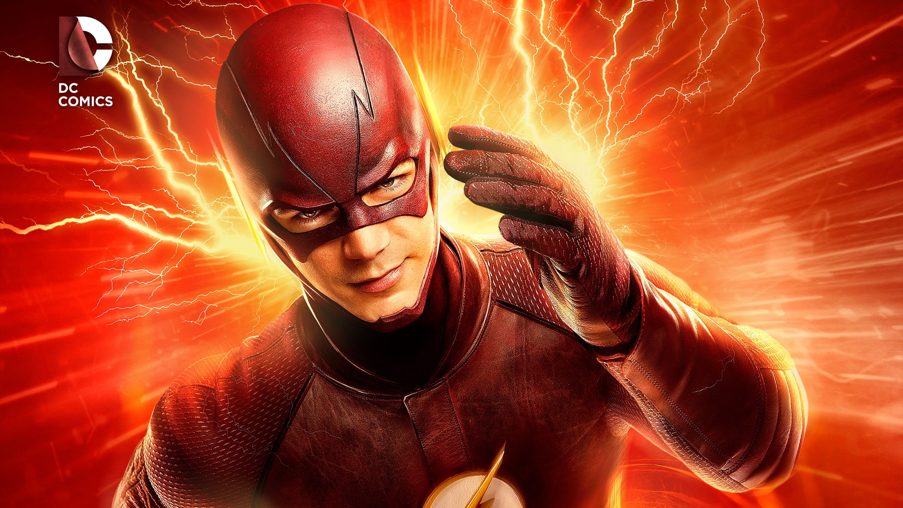 Barry Allen, The Flash, Season 2, 2K, Grant Gustin, HD Wallpaper