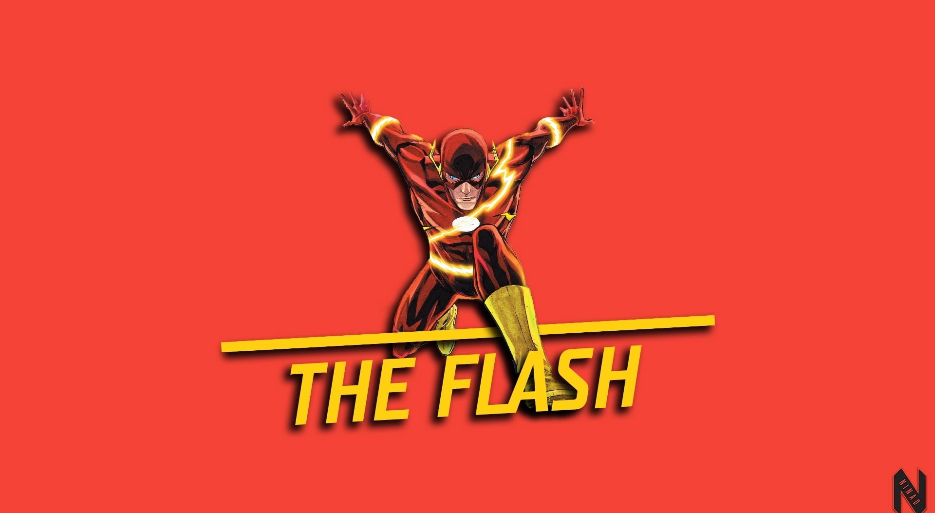 barry, figurine, western script, statue, Cartoons, tv, art and craft, representation, red, Superhero, the flash, Others, communication, male likeness, creativity, HD Wallpaper