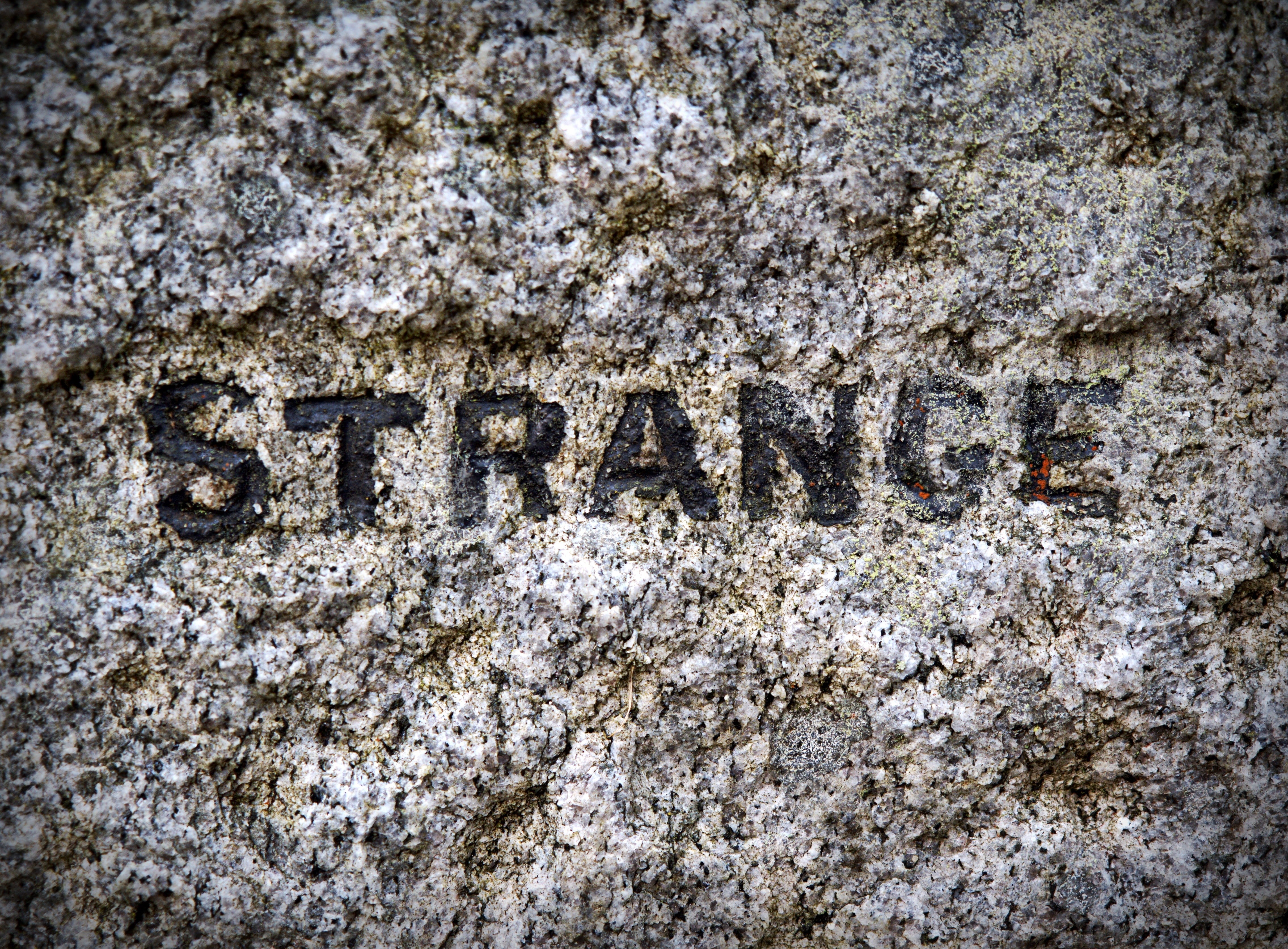 strange, memorial, letters, grave, marvel, 4K, name, rock, gravestone, weird, dr strange, stone, unusual, inscription, HD Wallpaper