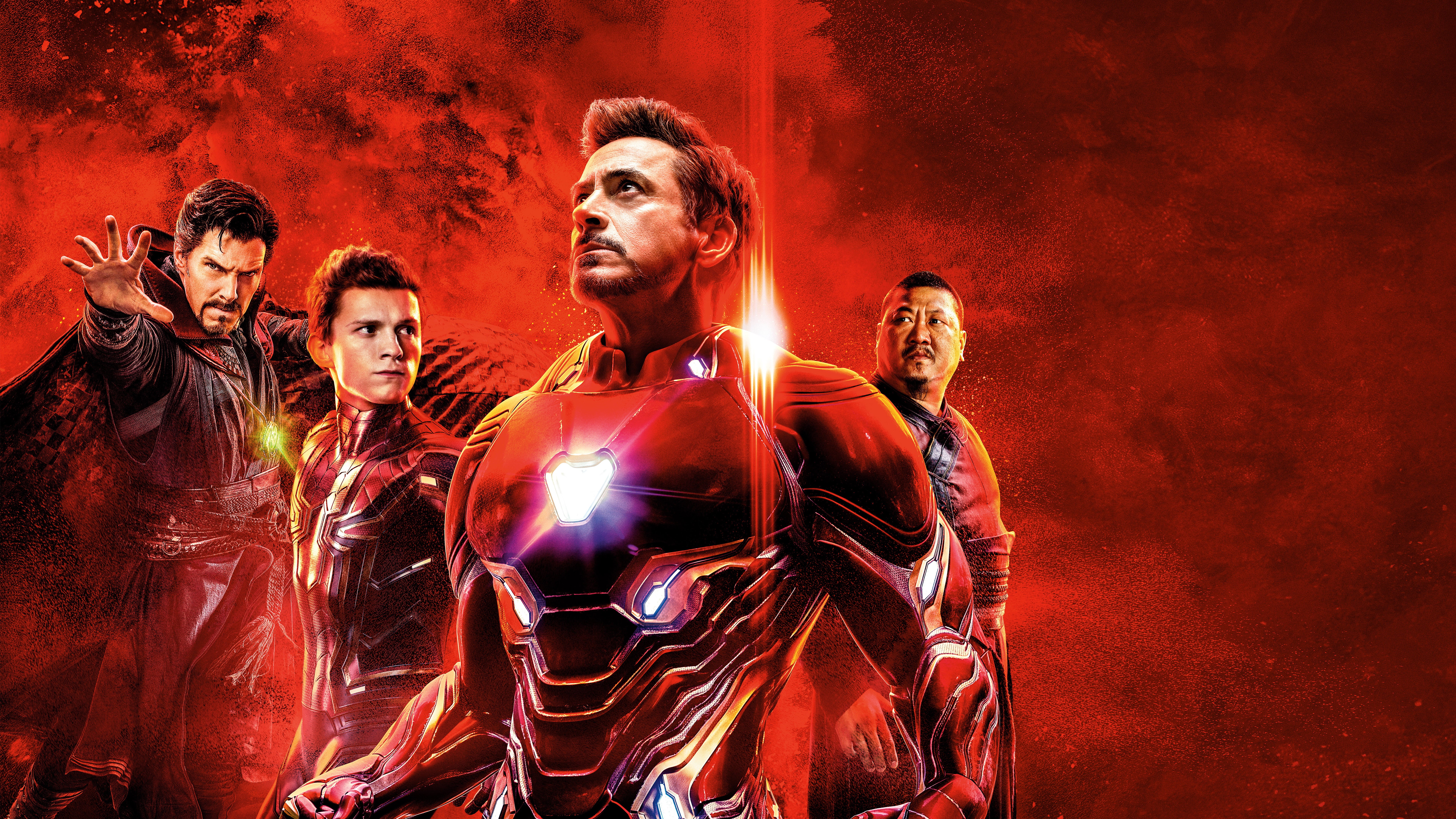 Iron Man, Avengers: Infinity War, Peter Parker, Stephen Strange, Wong (Marvel Comics), Spider-Man, Benedict Wong, Benedict Cumberbatch, Movie, Avengers, HD Wallpaper
