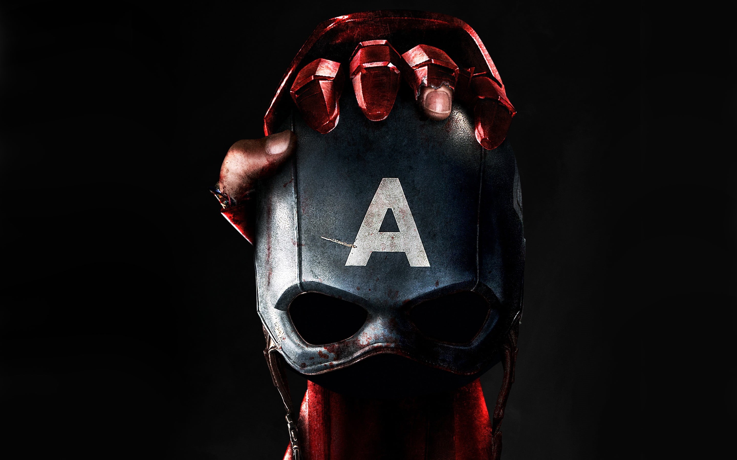 america, indoors, sign, men, communication, black background, representation, horror, male likeness, skeleton, danger, Captain America: Civil War, concepts, HD Wallpaper