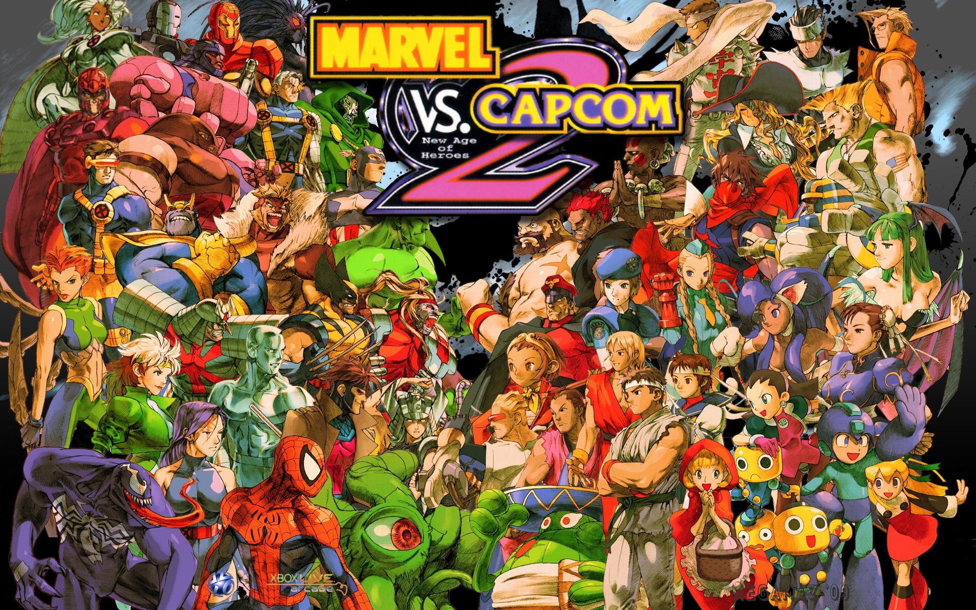 Video Game, 1080P, Marvel Vs. Capcom 2, HD Wallpaper