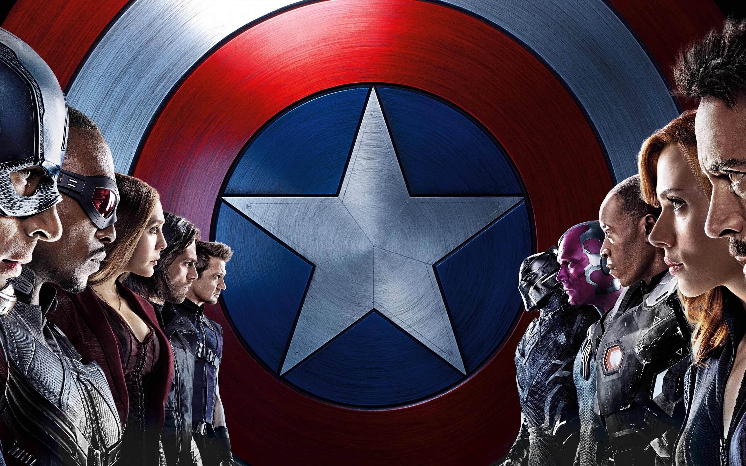 Robert Downey Jr., Black Panther, Anthony Mackie, war, Captain America 3, Scarlet Witch, Cap, Don Cheadle, Winter Soldier, Chris Evans, Iron Man, captain, HD Wallpaper