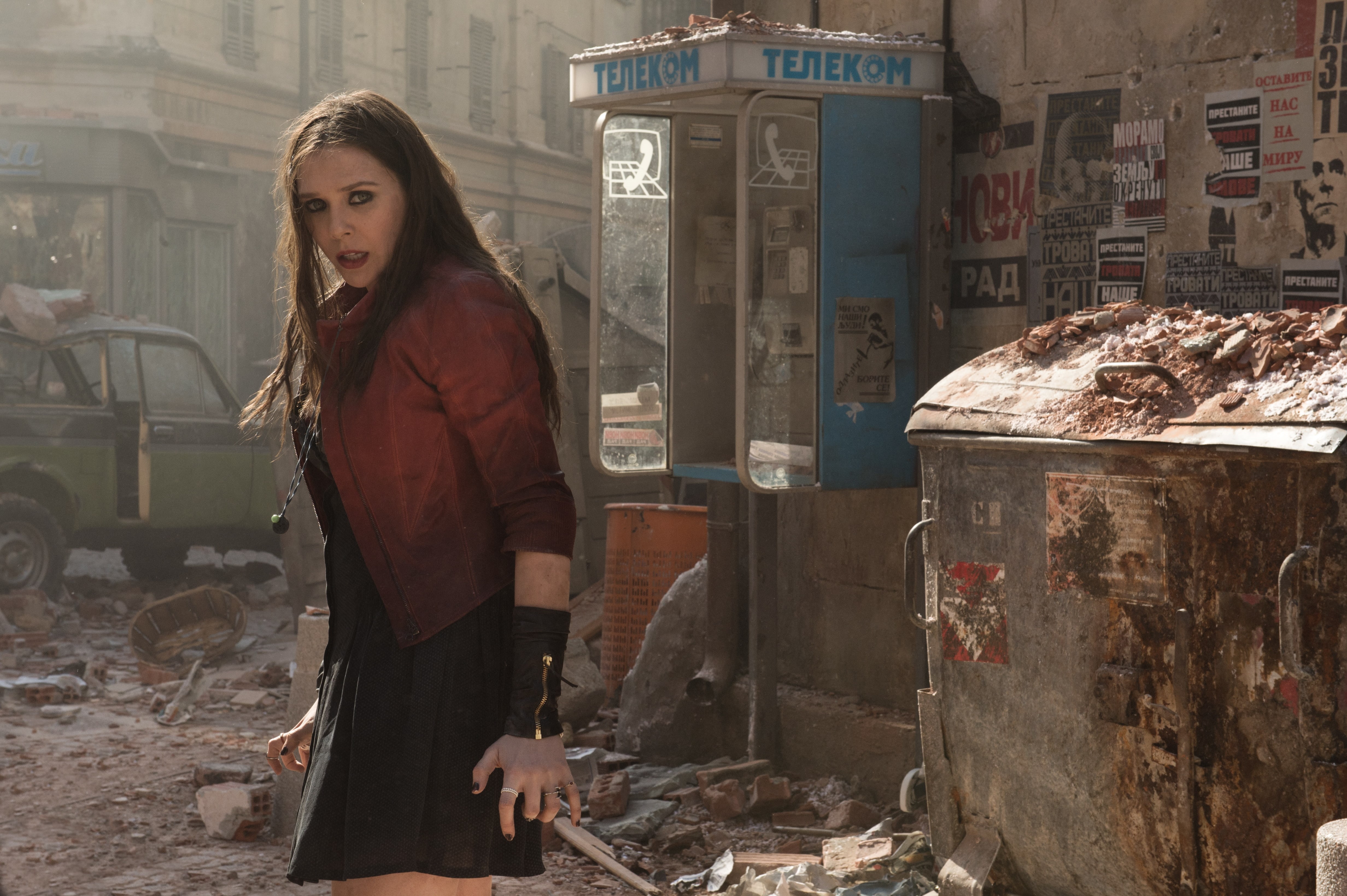 Hero, Maximoff, Ultron, Street, City, Super, Sci-Fi, Age, Avengers 2, Wanda, 2014, Avengers, Walt Disney Pictures, Witch, Action, Fantasy, Girl, 4K, Elizabeth Olsen, HD Wallpaper